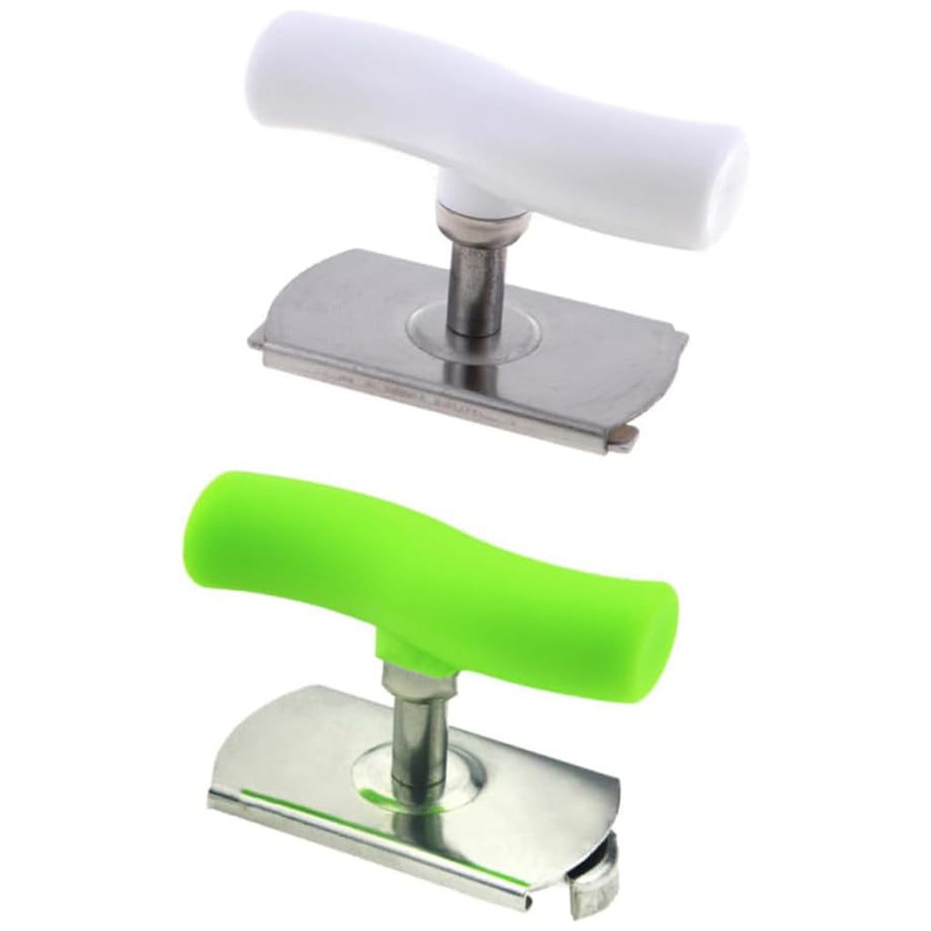 2 Counts Adjustable Jar Opener, A Helper for Tightly Sealed Containers, Reduce Strain on Hands and Wrists, White & Green