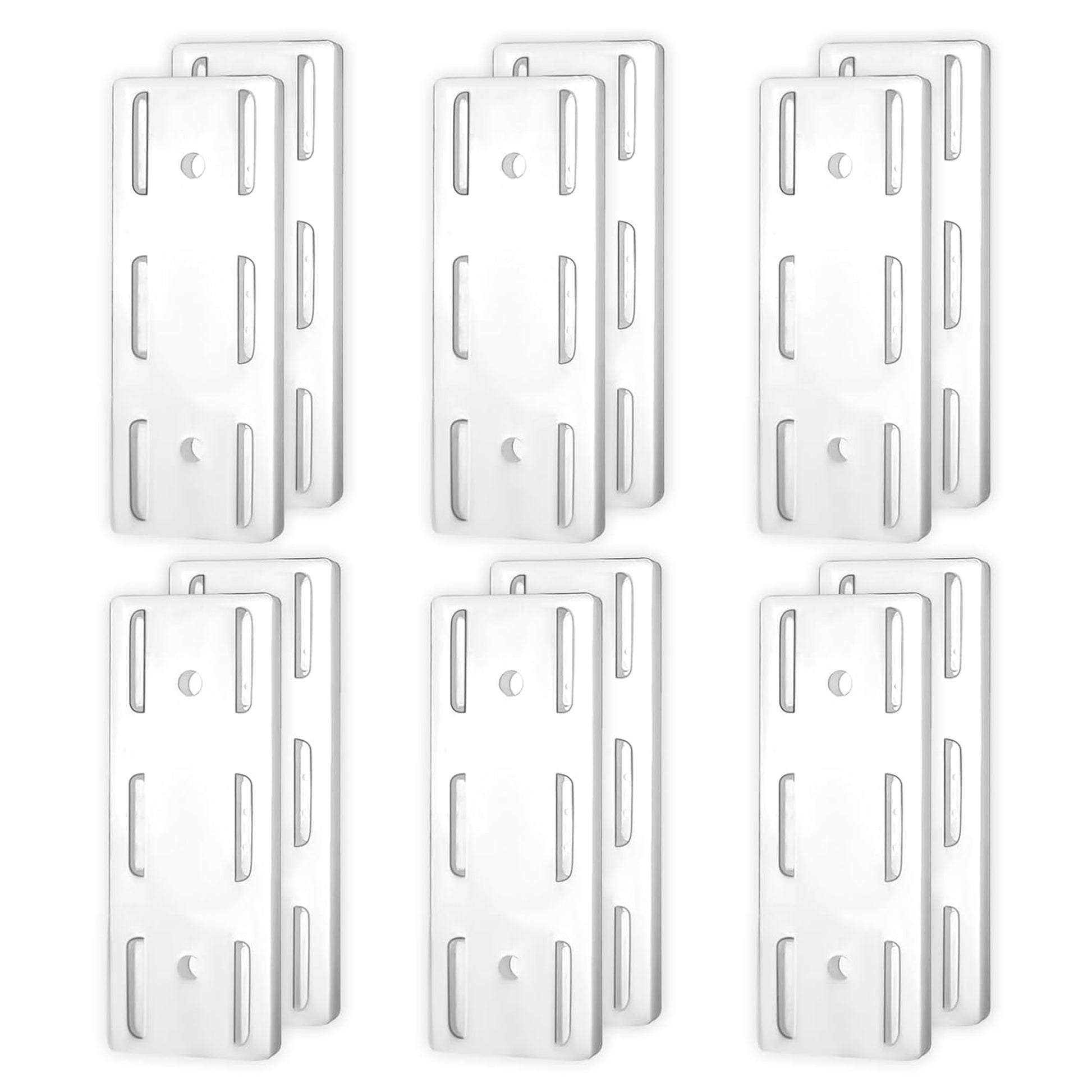 10 Counts Self Adhesive Power Strip Holder, Punch-free Installation without Extra Tools,Organize the Messy Cables to Reduce the Risk of Tripping,Random Color