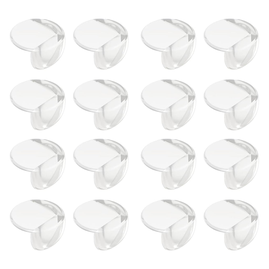 16 Counts Corner Protector , Clear Furniture Table Corner Safety Cushion, Round  Proof Bumper for Covering Sharp Furniture Edges