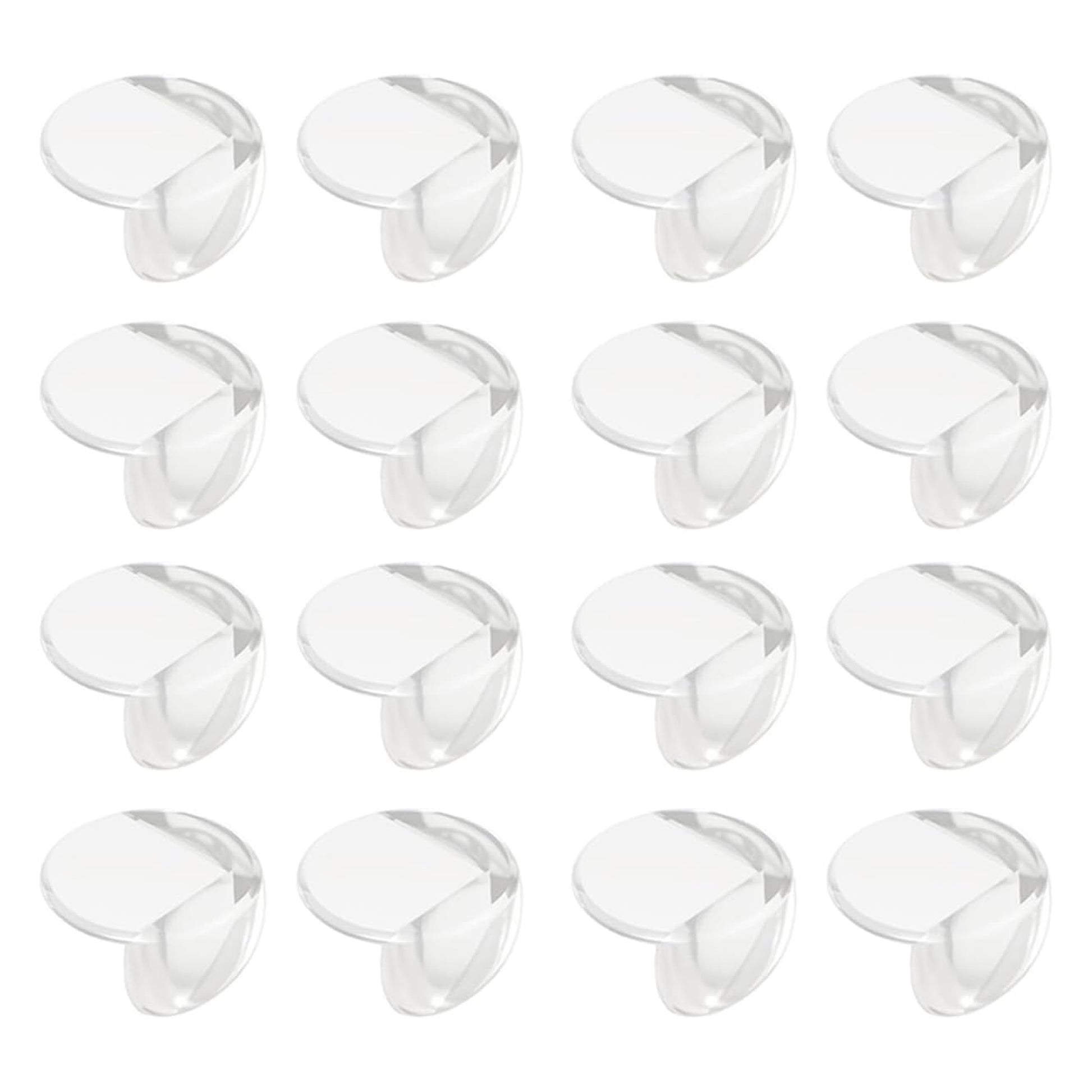 16 Counts Corner Protector , Clear Furniture Table Corner Safety Cushion, Round  Proof Bumper for Covering Sharp Furniture Edges