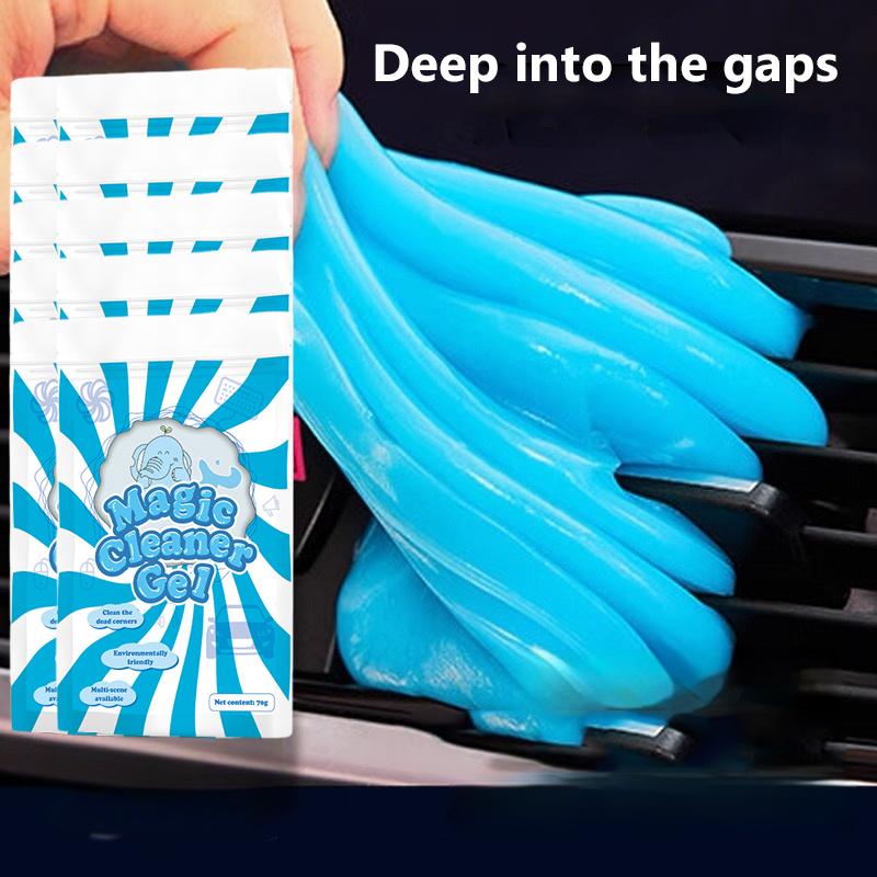 Universal Cleaning Gel for Office Products Cleaning,Keyboard Cleaner Dust Cleaning Gel for Car Interior Cleaning,Car Putty Reusable Slime goo, Magic Cleaning Putty for Vehicle Vents,Laptop