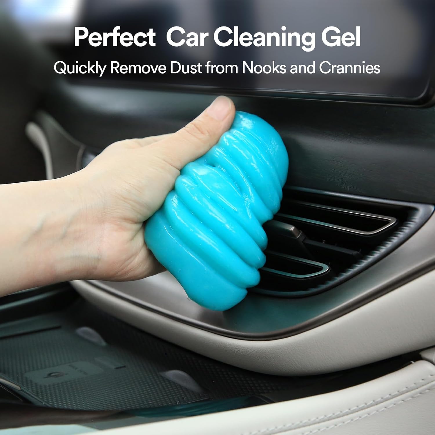 Universal Cleaning Gel for Office Products Cleaning,Keyboard Cleaner Dust Cleaning Gel for Car Interior Cleaning,Car Putty Reusable Slime goo, Magic Cleaning Putty for Vehicle Vents,Laptop