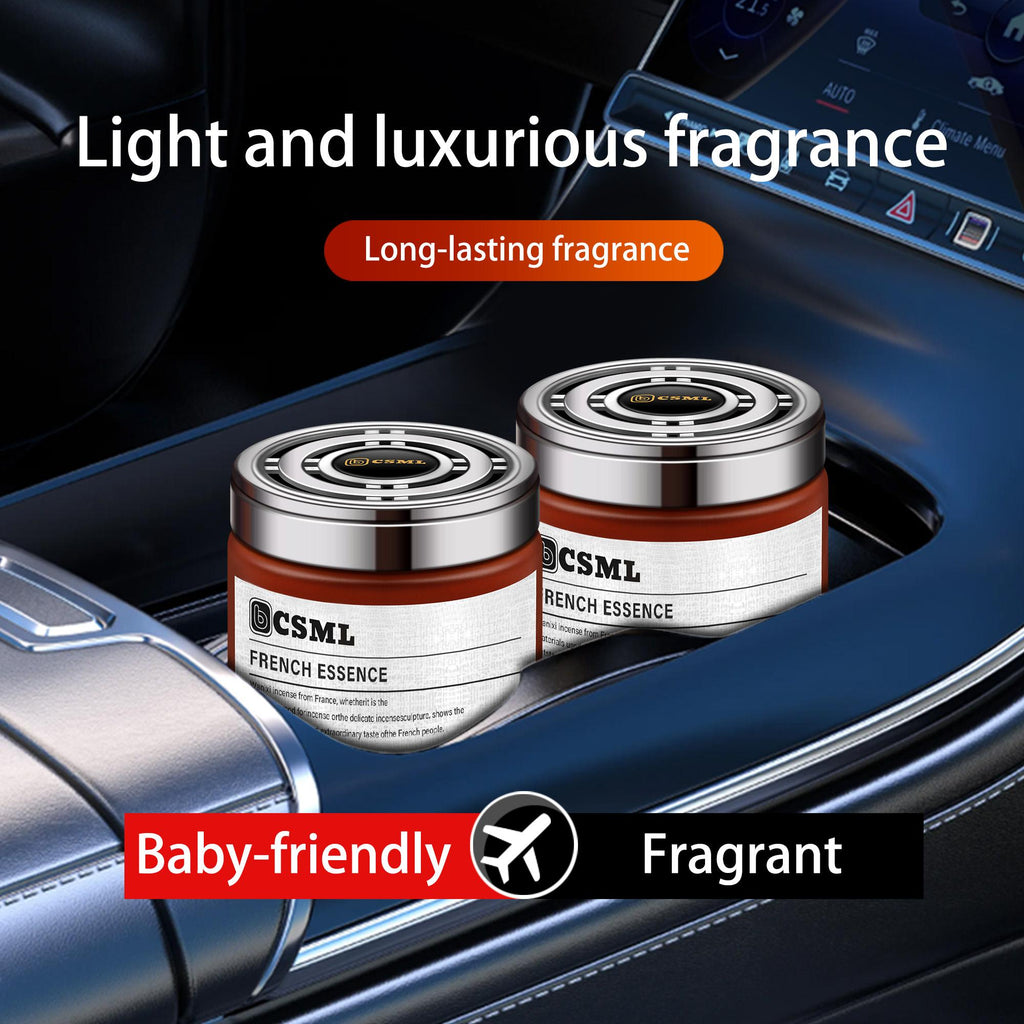 Premium Car Air Freshener – Long-Lasting Fragrance, 100% Natural Plant-Based Formula, Alcohol-Free Odor Eliminator, Heat-Resistant Automotive Accessory