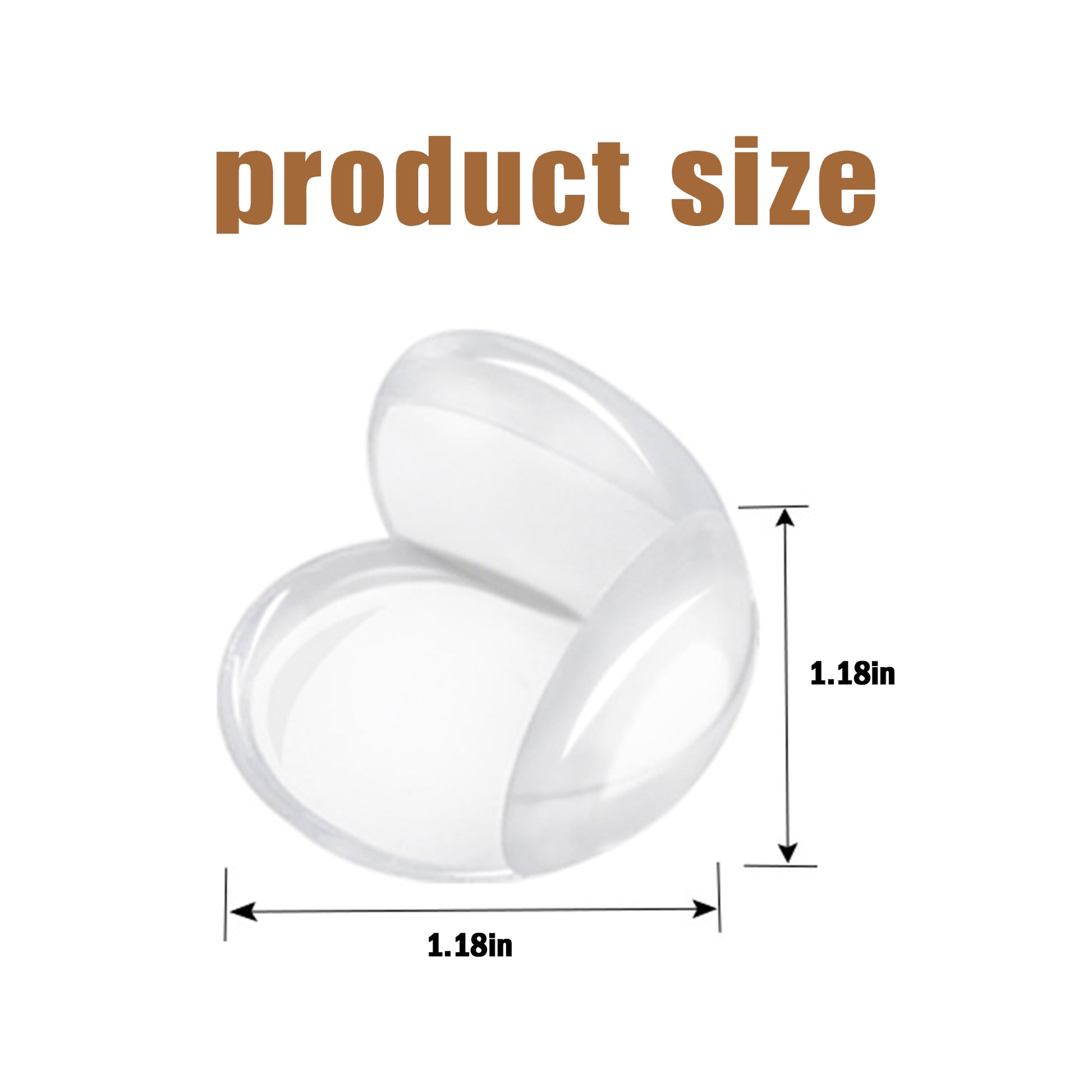 16 Counts Corner Protector , Clear Furniture Table Corner Safety Cushion, Round  Proof Bumper for Covering Sharp Furniture Edges