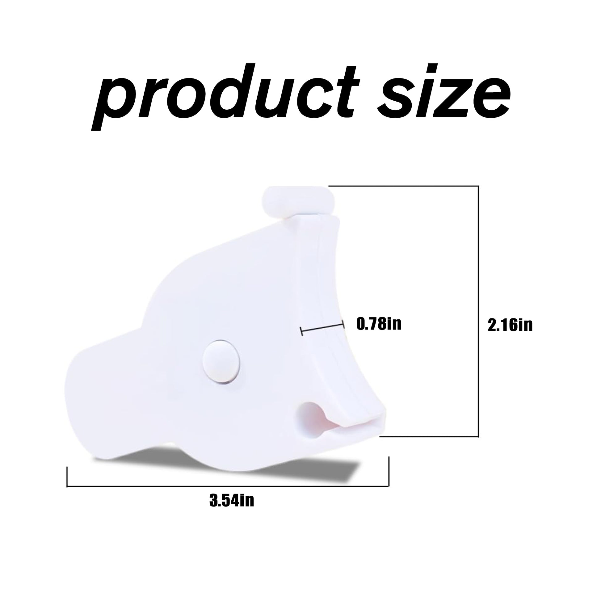 1 Count Body Measuring Tape 60 Inch, Quick-Retract Button for Tangle-Free Storage, White