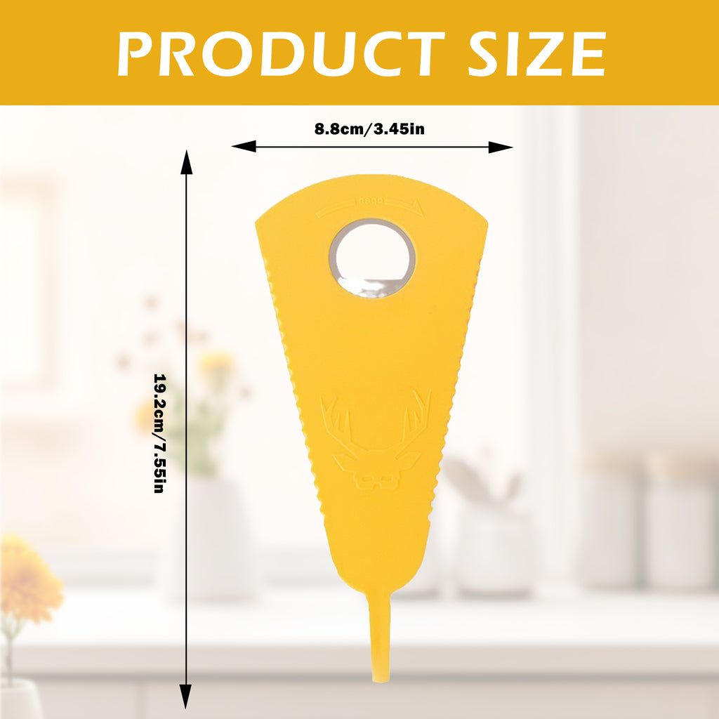 2 Counts Jar and Bottle Opener, Yellow Multifunctional Can Lid Pad for Weak Hands
