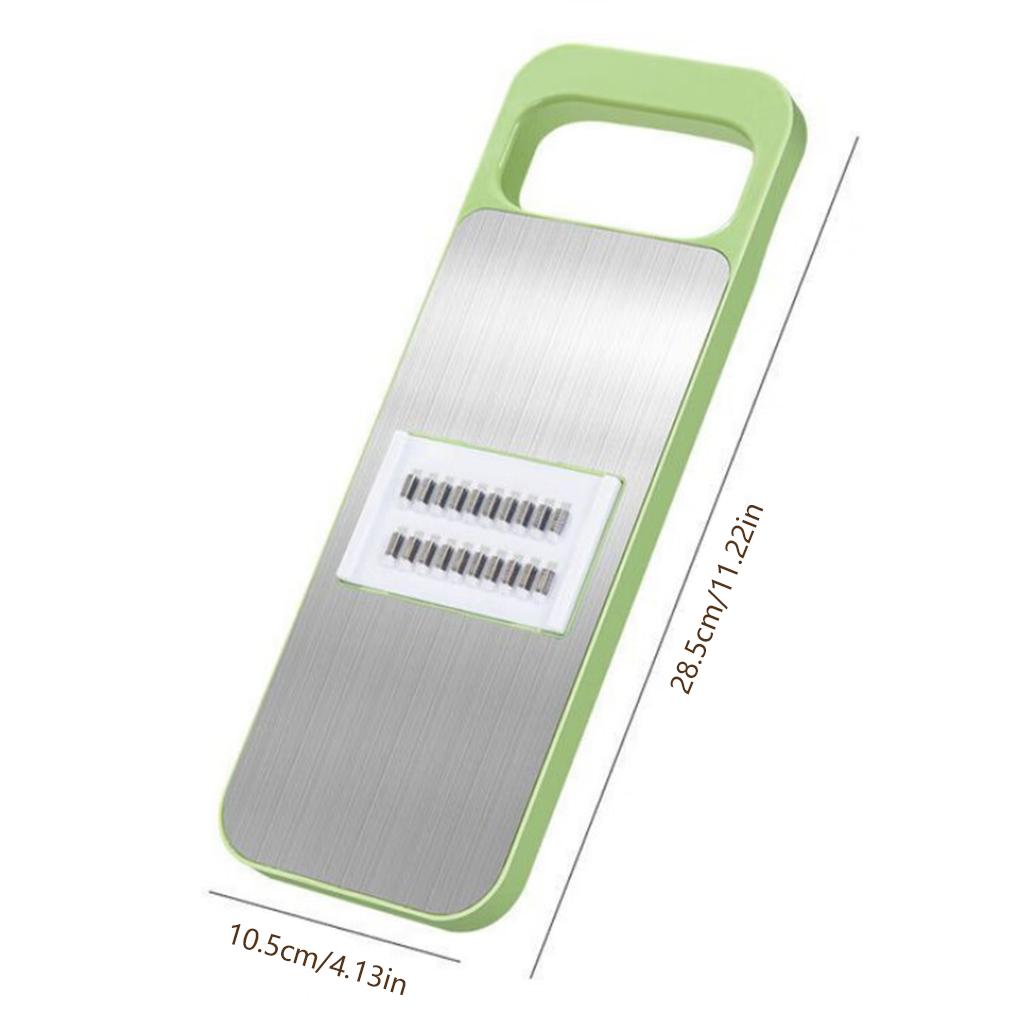 5 in 1 Vegetable Cutter with Cheese Grater, Adjustable Stainless Steel Blade, Comfort Grip, Safety Features, Easy to Clean, Carrot Grater, Cabbage Shredder, Cucumber Slicer - Stainless Steel Mandoline Slicer for Kitchen