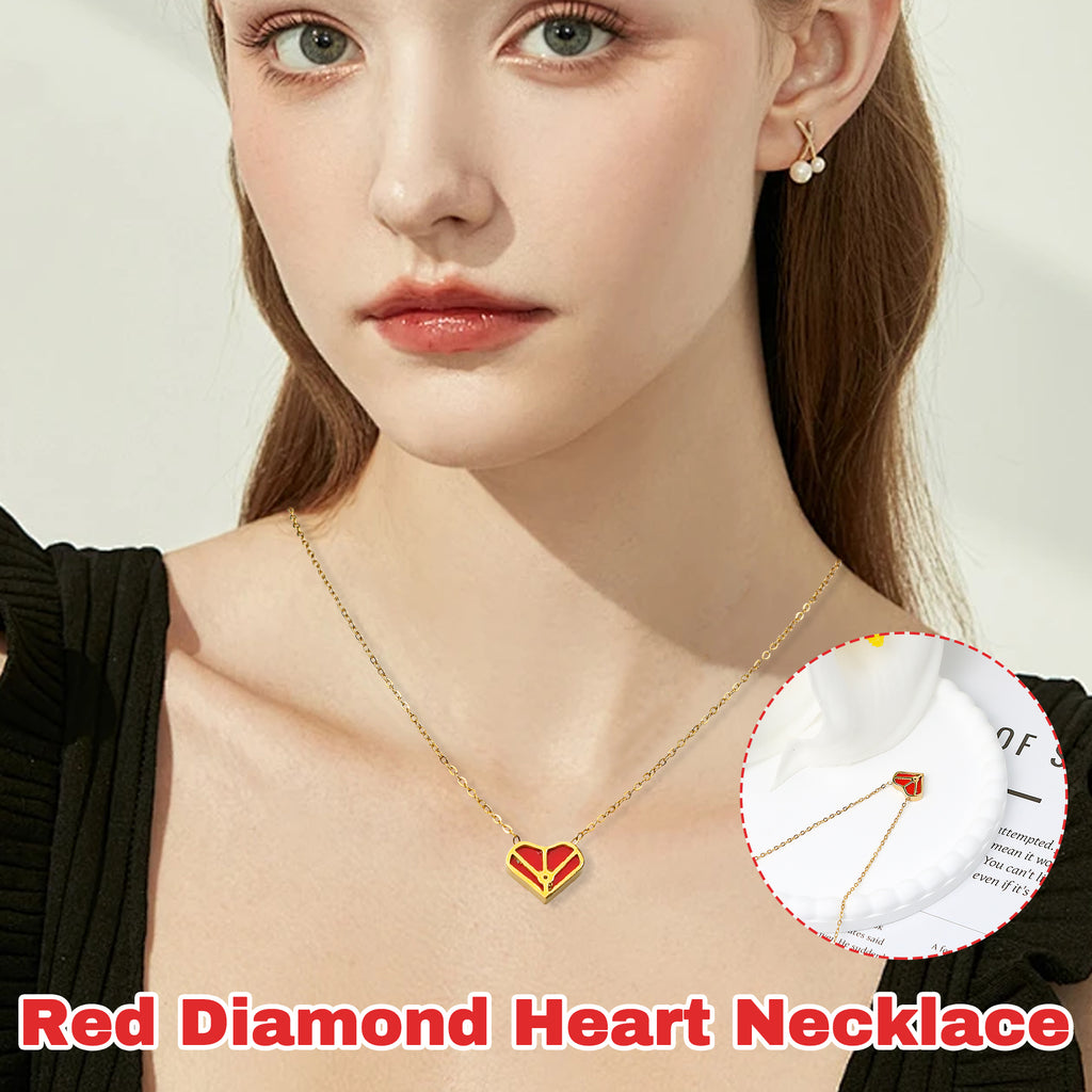1 Count Gold-Tone Stainless Steel Heart Pendant Necklace with Patterned Design, pairs nicely with fancy ensembles and daily outfits