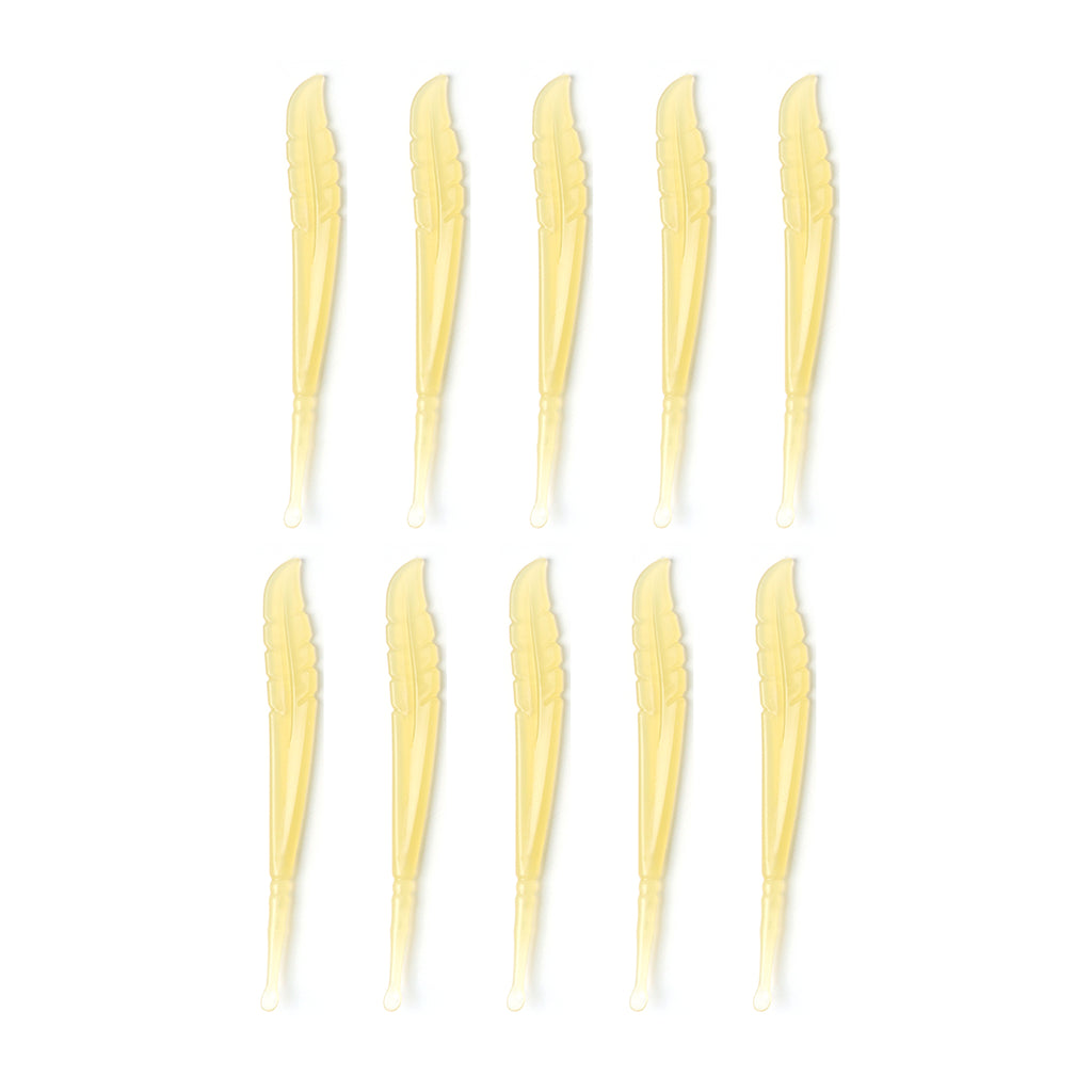 10 Counts Leaf Shape Ear Picks Soft Earwax Tools – Gentle Design for Safe Cleaning, Kids & Adults