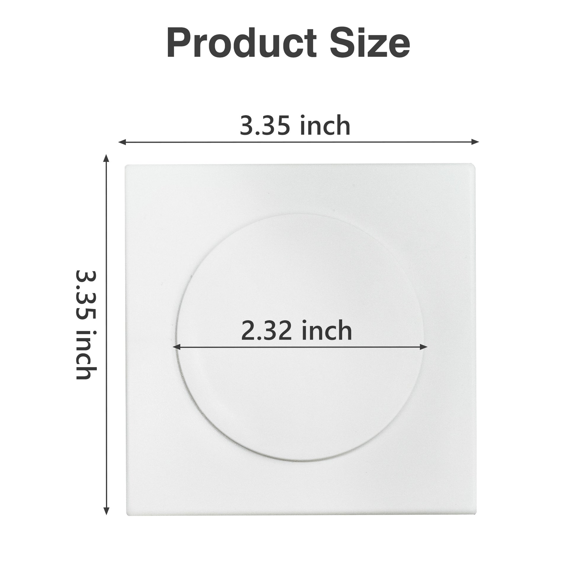 6 Counts Wall Split Flange Covers, Conceal Pipe Holes Neatly, Self-Adhesive for Easy Installation