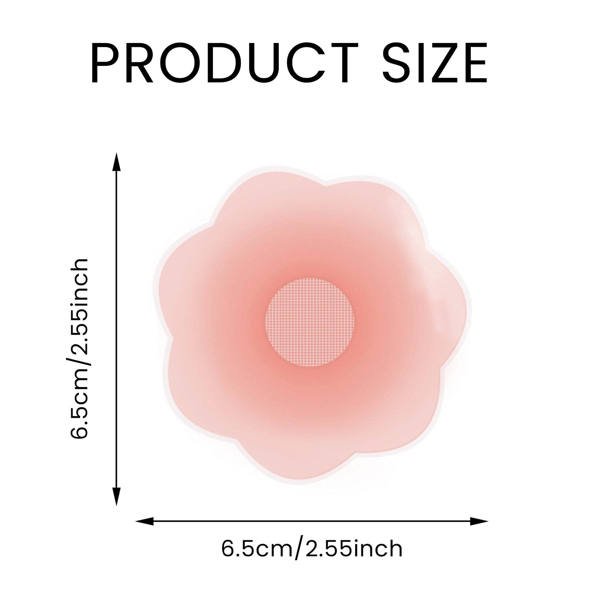 2 Counts Reusable Adhesive Silicone Thin Pasties - Seamless & Invisible Coverage for Backless Outfits