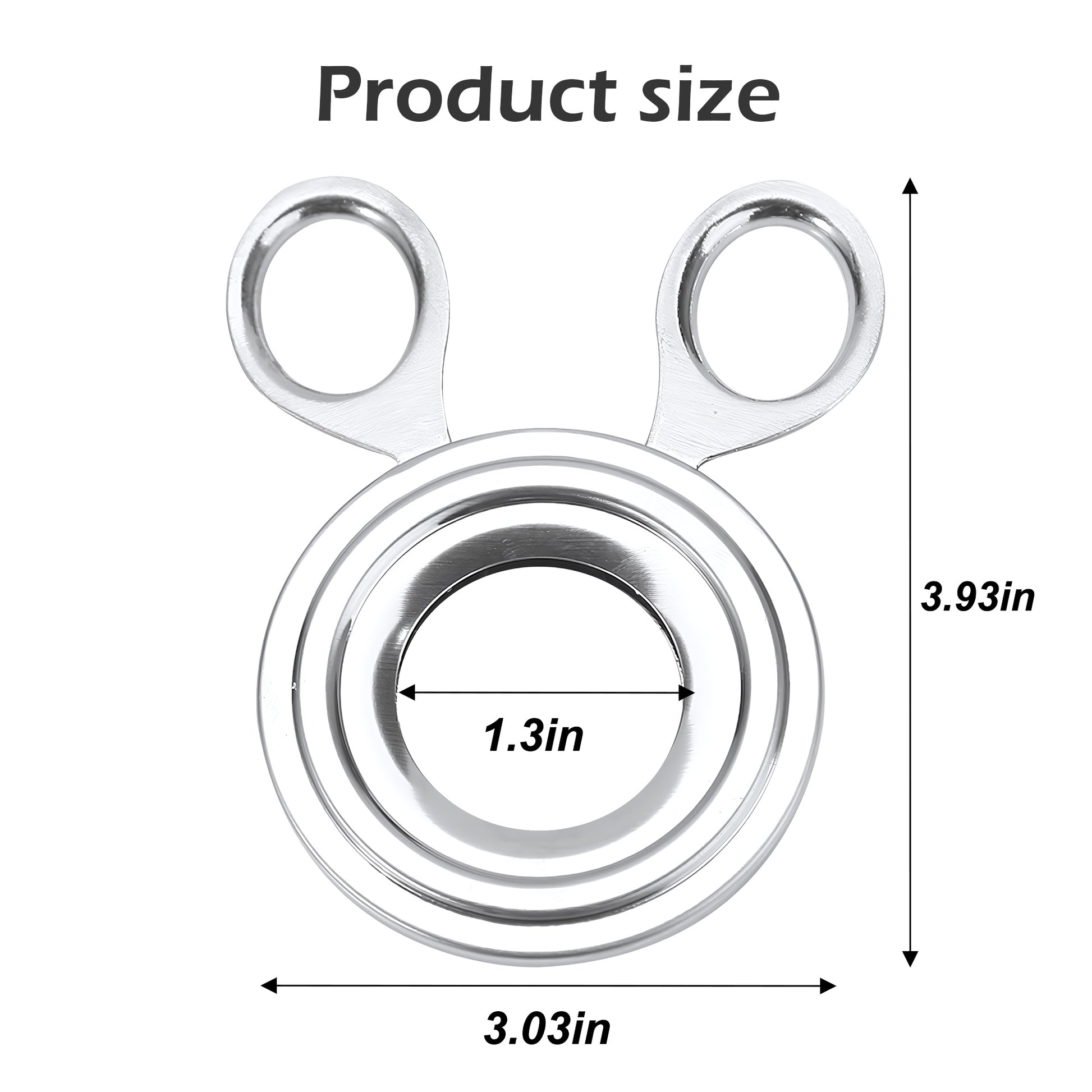 1 Count Stainless Steel Egg Cutter, Quick Open Manual Snipper for Stuffed Glutinous Rice Eggs & Scotch Eggs - Durable Stainless Steel Kitchen Gadget