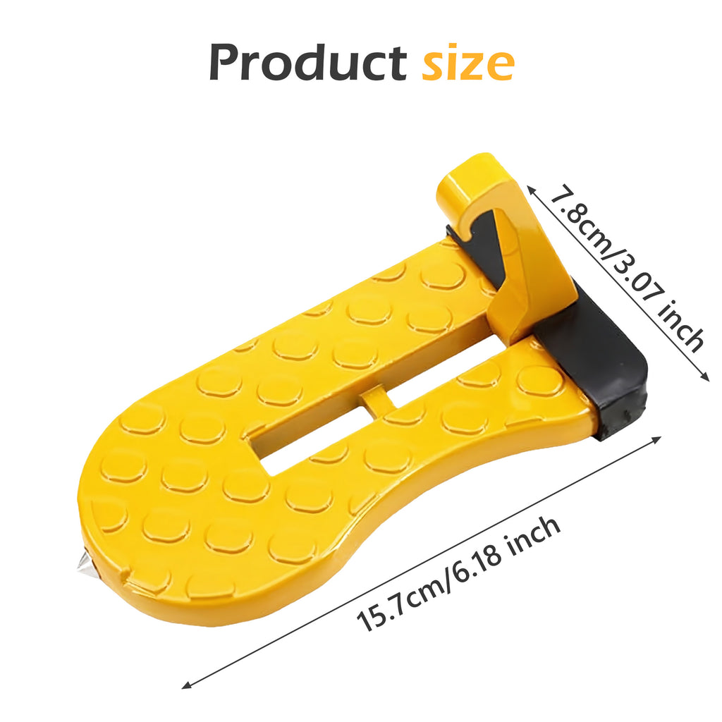 1 Count SUV Roof Step Assist, door latch mounting design for roof rack access and cargo loading,tool-free installation for SUVs and trucks