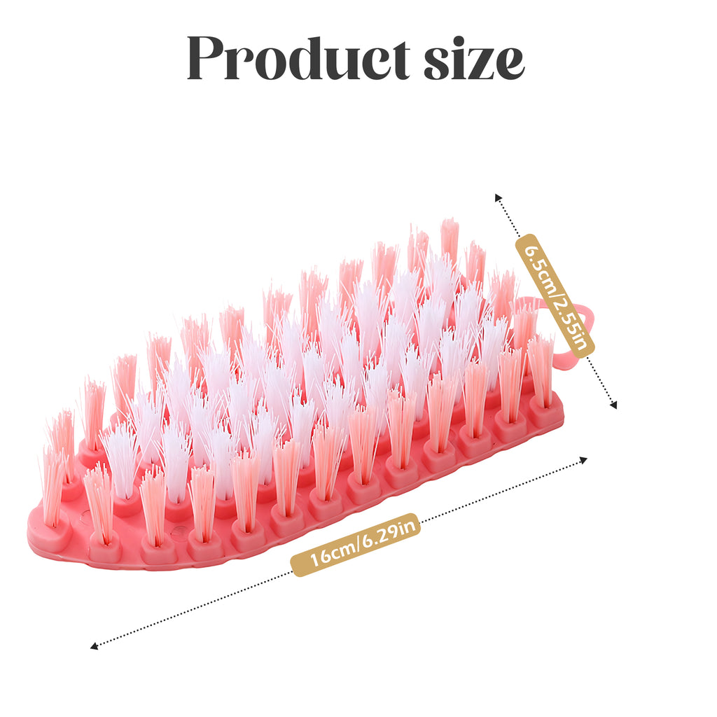 3 Counts Flexible Cleaning Brush, non-slip handle for wet surfaces, kitchen and bathroom cleaning tool, bendable head for rounded sinkss