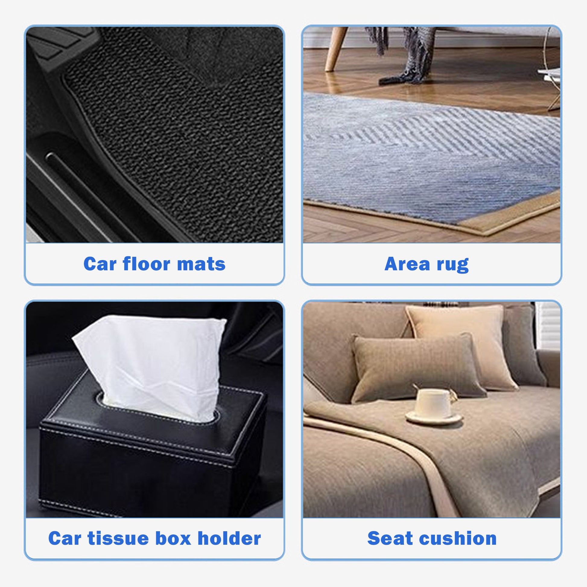 30 Counts Round Size Self Adhesive Hook Loop Tape, Easy Peel and Stick Application, Black