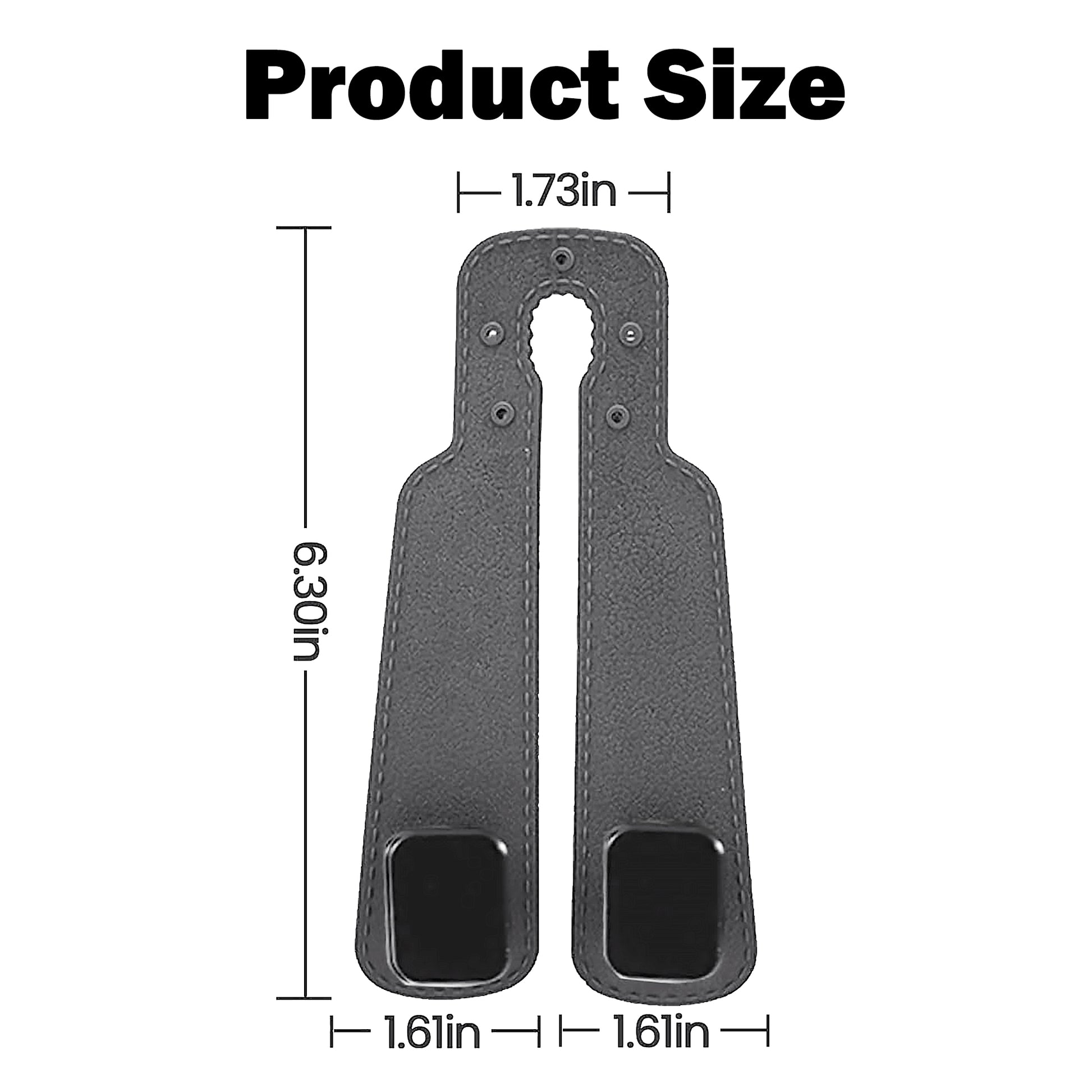 4 Counts Car Seat Headrest Hook, Upgrade Car Seat Back Double Hooks for Clothes Umbrellas Water Bottles, Fits Most Cars SUVs Trucks