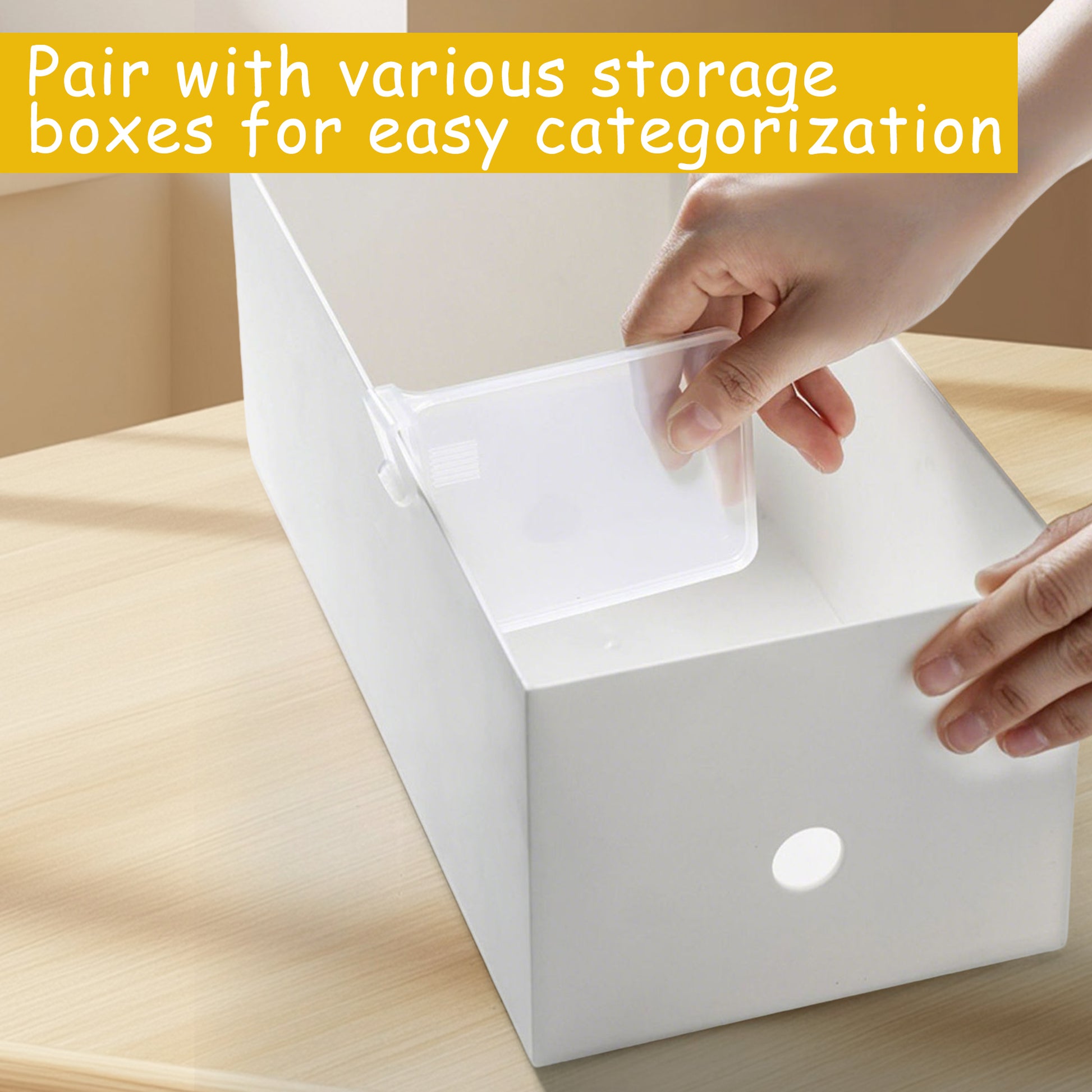 16 Counts Cabilock Fridge Space Allocator, Snap-On Design for Easy Installation on Refrigerator Shelves，Compact Size for Efficient Space Utilization