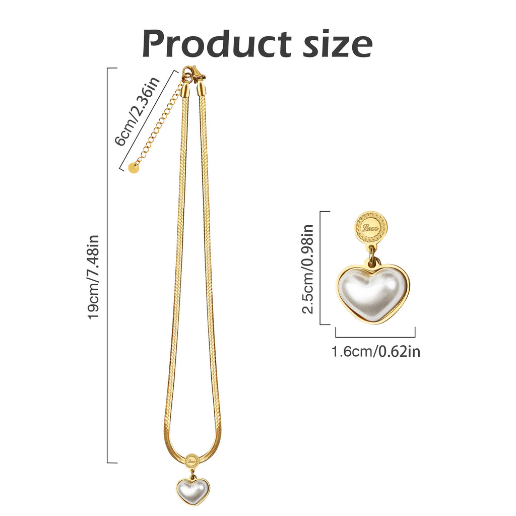 1 Count Gold-Plated Stainless Steel Heart Pendant Necklace, enhances the elegance of casual looks for day-out occasions.