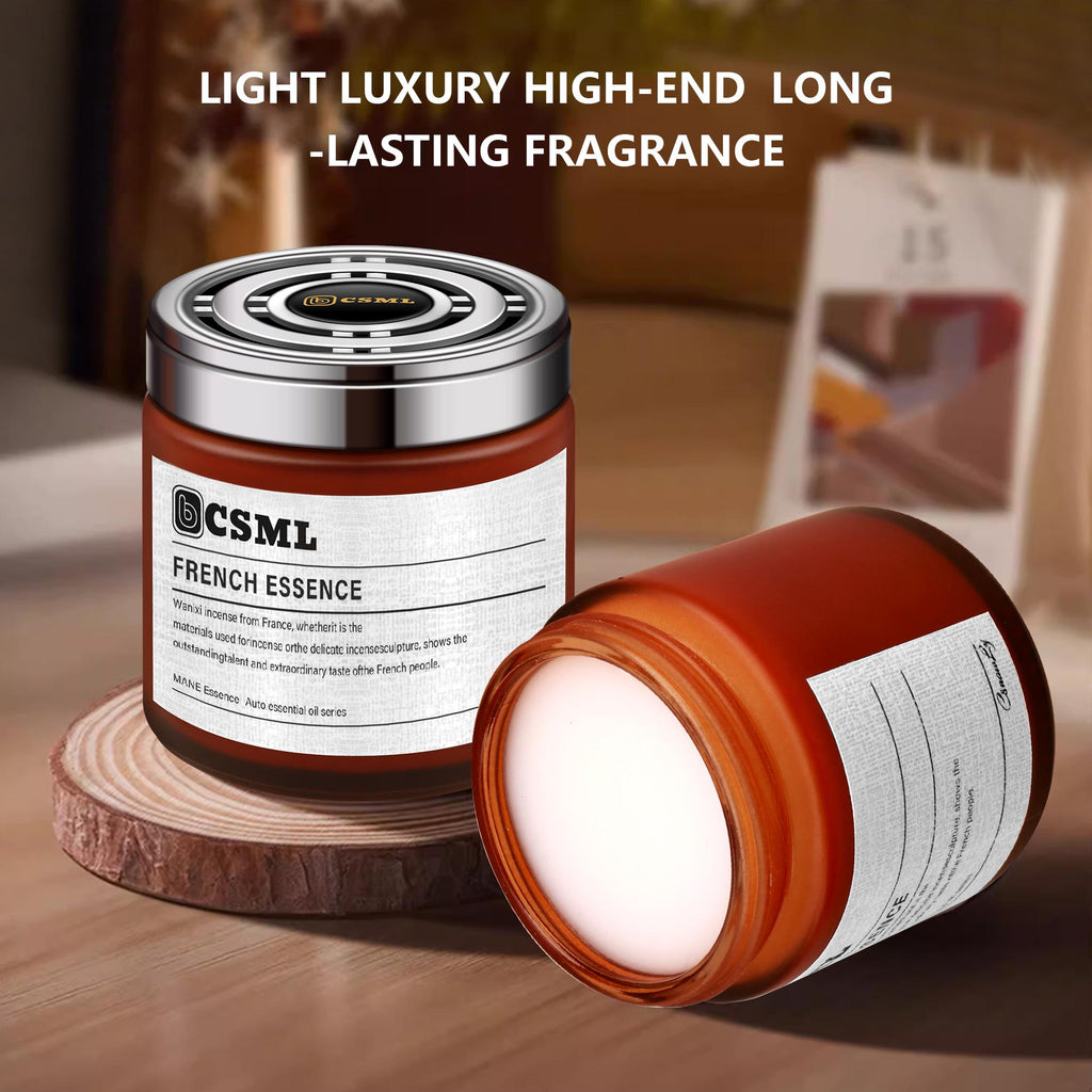 Premium Car Air Freshener – Long-Lasting Fragrance, 100% Natural Plant-Based Formula, Alcohol-Free Odor Eliminator, Heat-Resistant Automotive Accessory