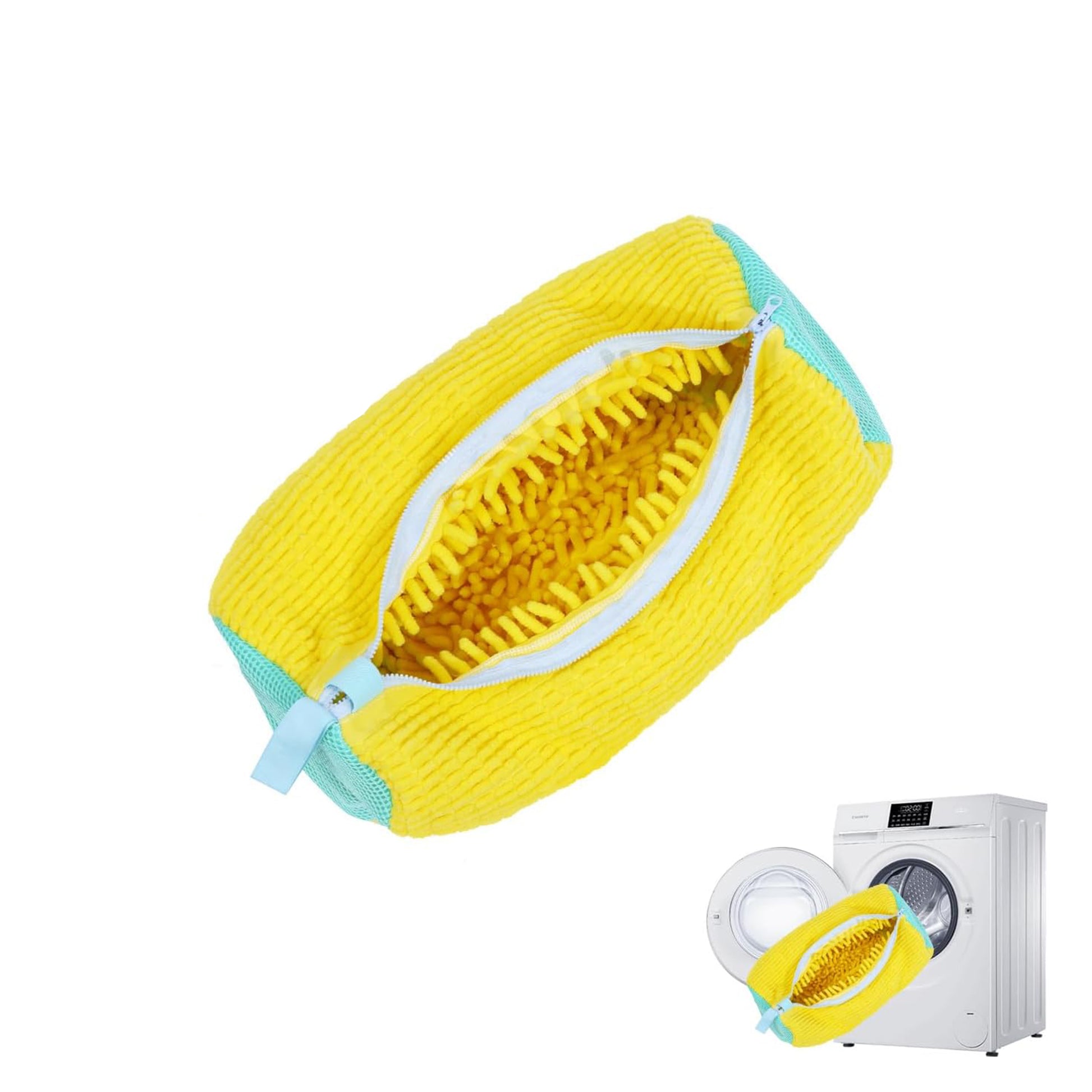 1 Count Shoe Washing Machine Bag，Secure Hanging Dry Feature, Fits Most Shoe Sizes