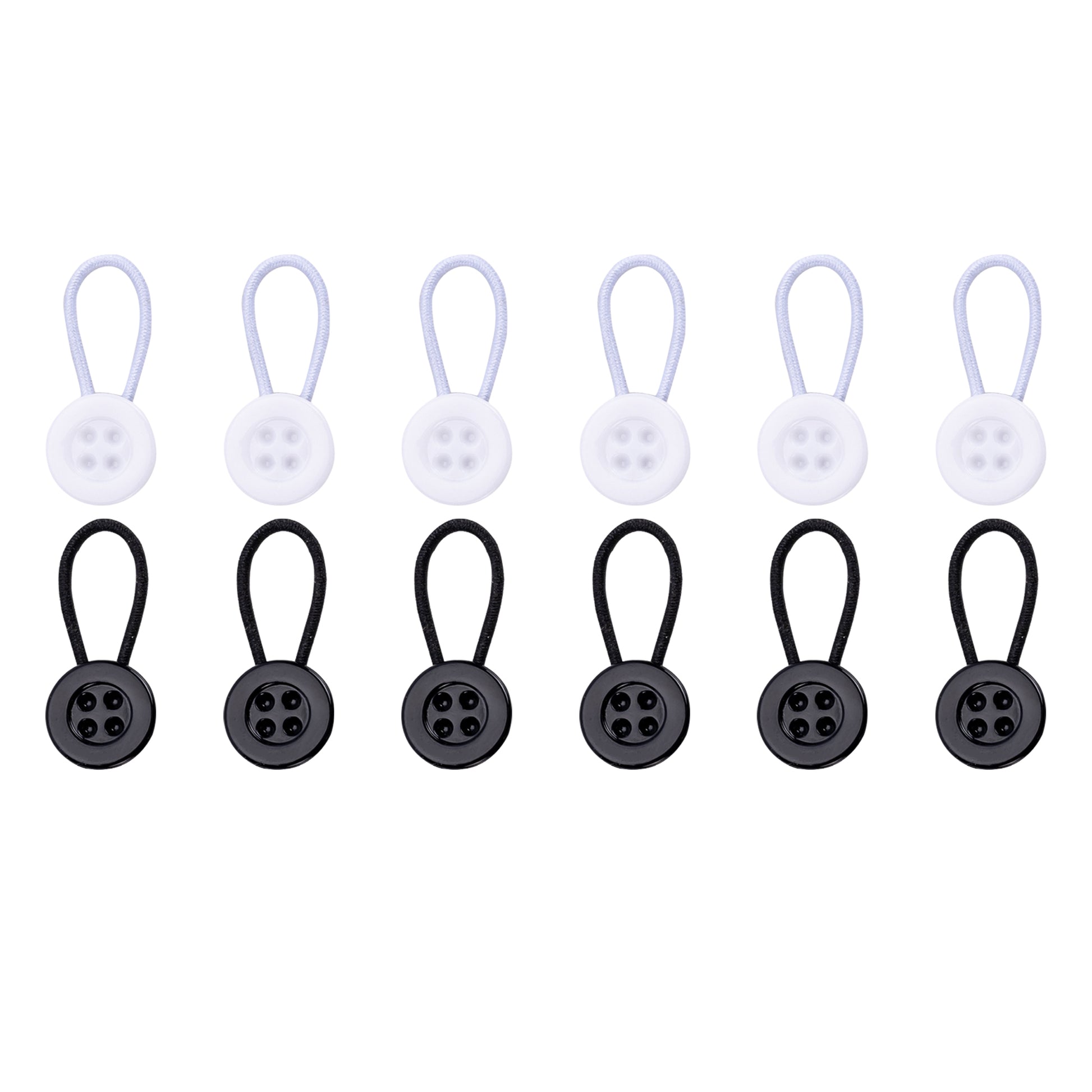 12 counts Superior Stitch Unisex Comfy Deluxe Collar , White & Black Buttons improve collar