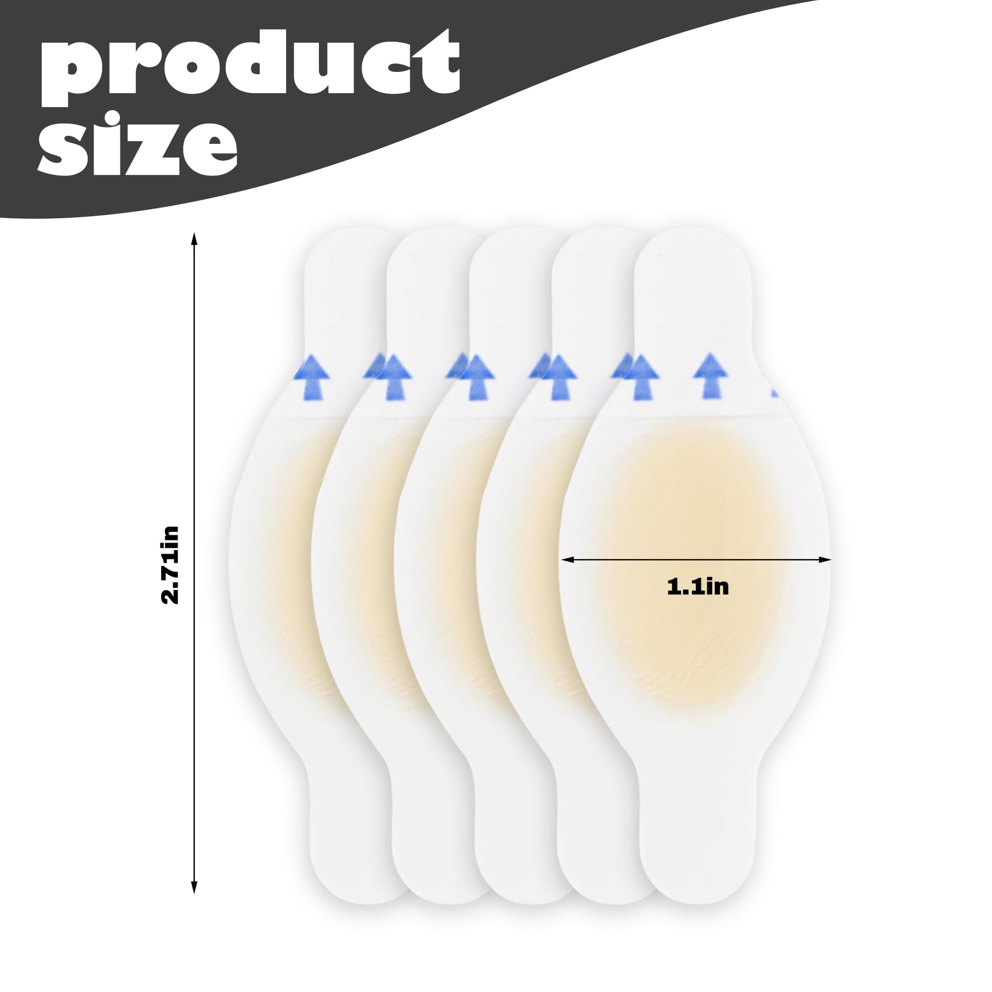 20 Counts Gel Blister Bandages for Feet, reduces friction, eases pressure