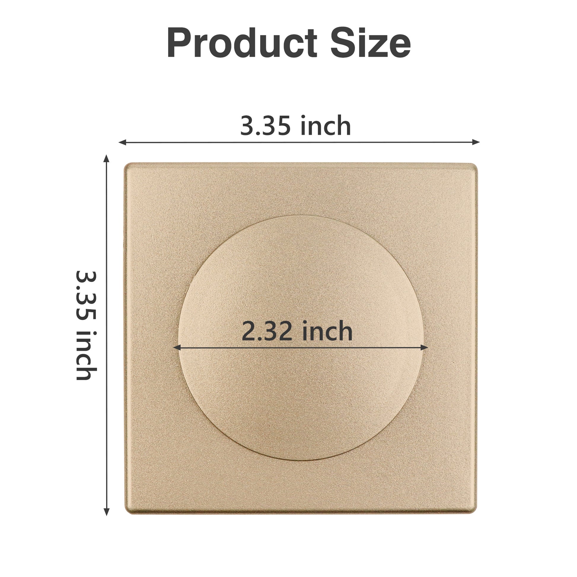 6 Counts Wall Split Flange Covers, Conceal Pipe Holes Neatly, Self-Adhesive for Easy Installation