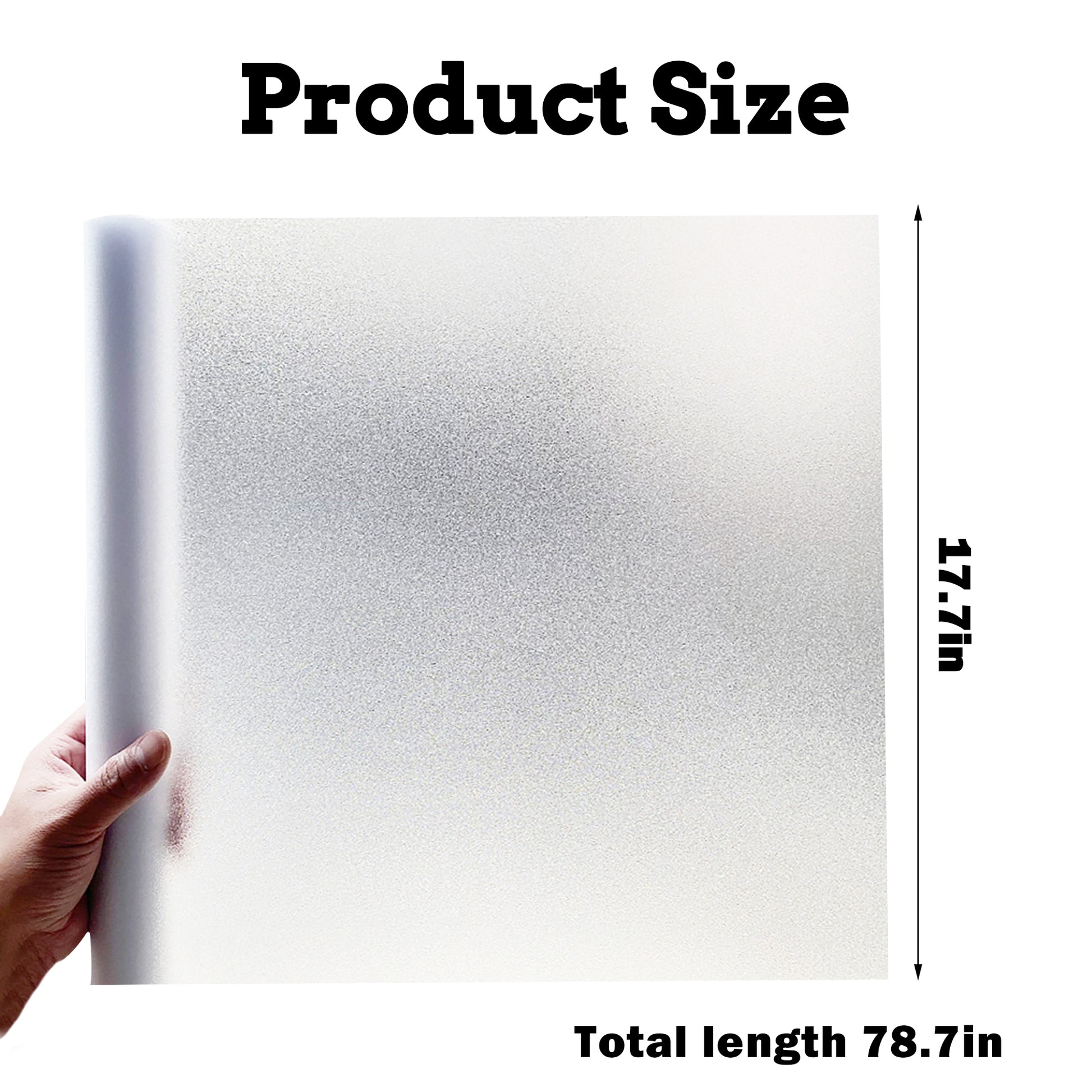 1 Count Window Privacy Film, Static Cling Removable Window Tint, Sun and UV Blocker for Glass Doors, Reflective Mirror Privacy Film