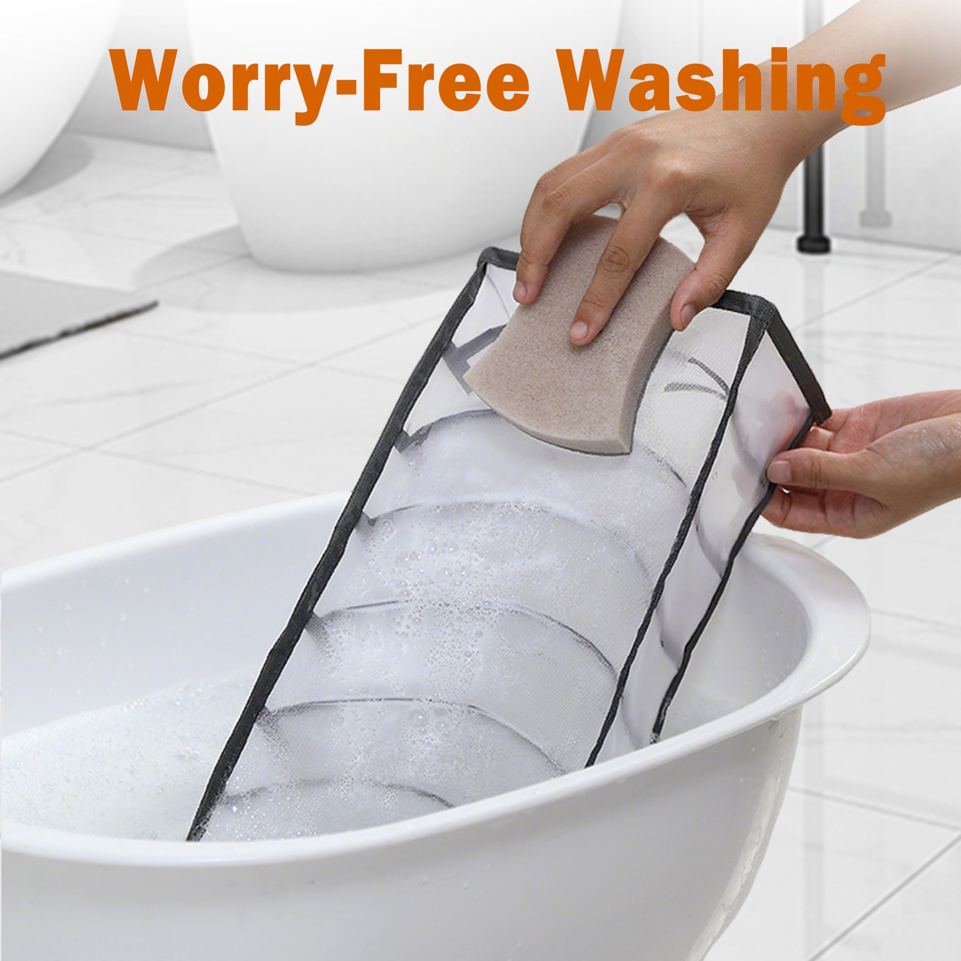 3 Counts Foldable Underwear Organizer, breathable mesh storage for intimate apparel, washable material for long-term use,  foldable design for seasonal storage