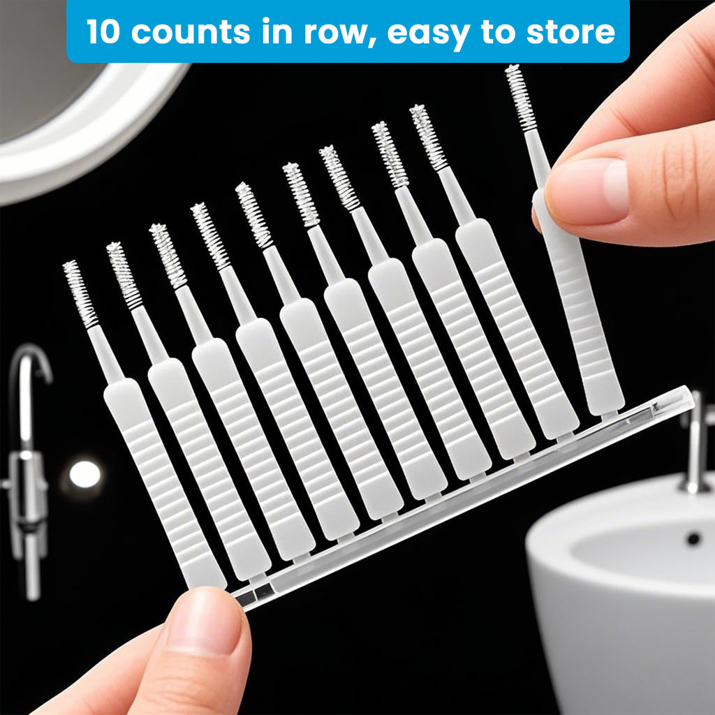 30 Counts Shower Head Cleaning Brush, Shower Head Cleaner Picks, Gap Hole Anti-Clogging Shower Head Cleaning Brush Mini Cleaner Picks for Small Hole