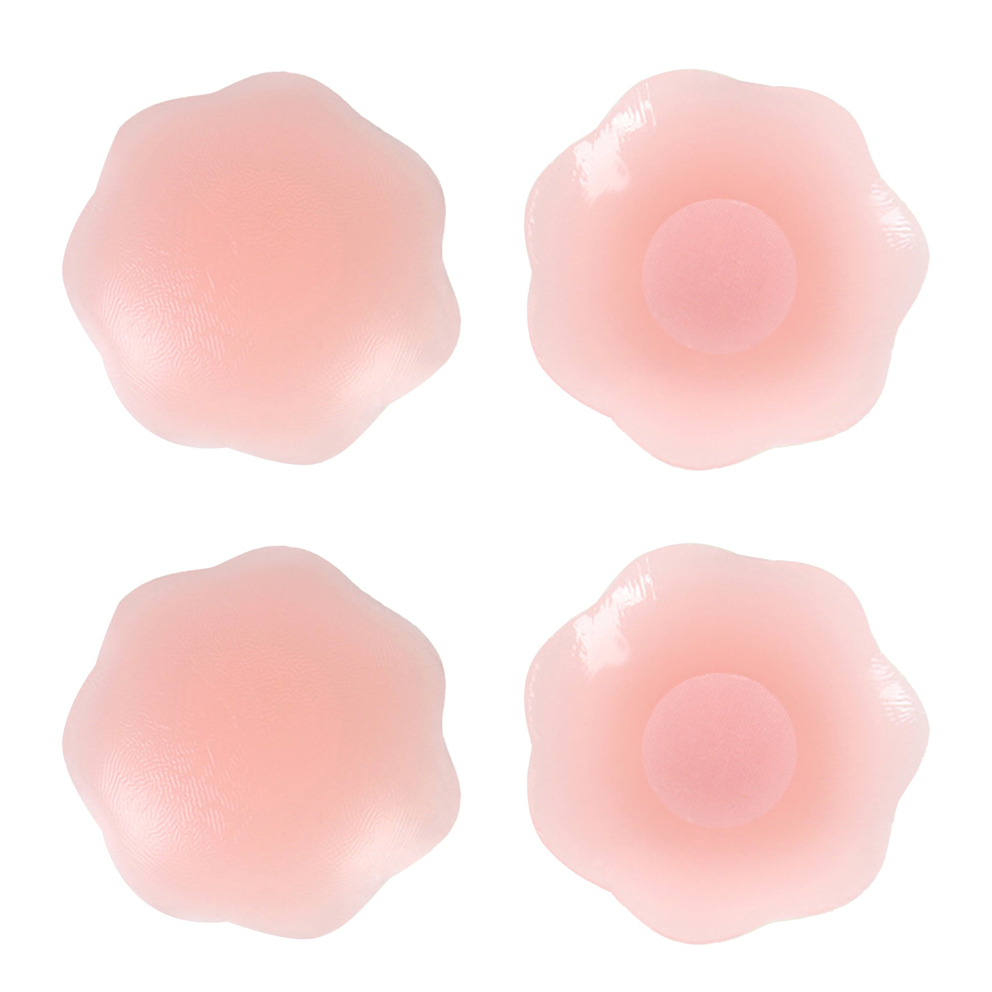 2 Counts Reusable Adhesive Silicone Thin Pasties - Seamless & Invisible Coverage for Backless Outfits