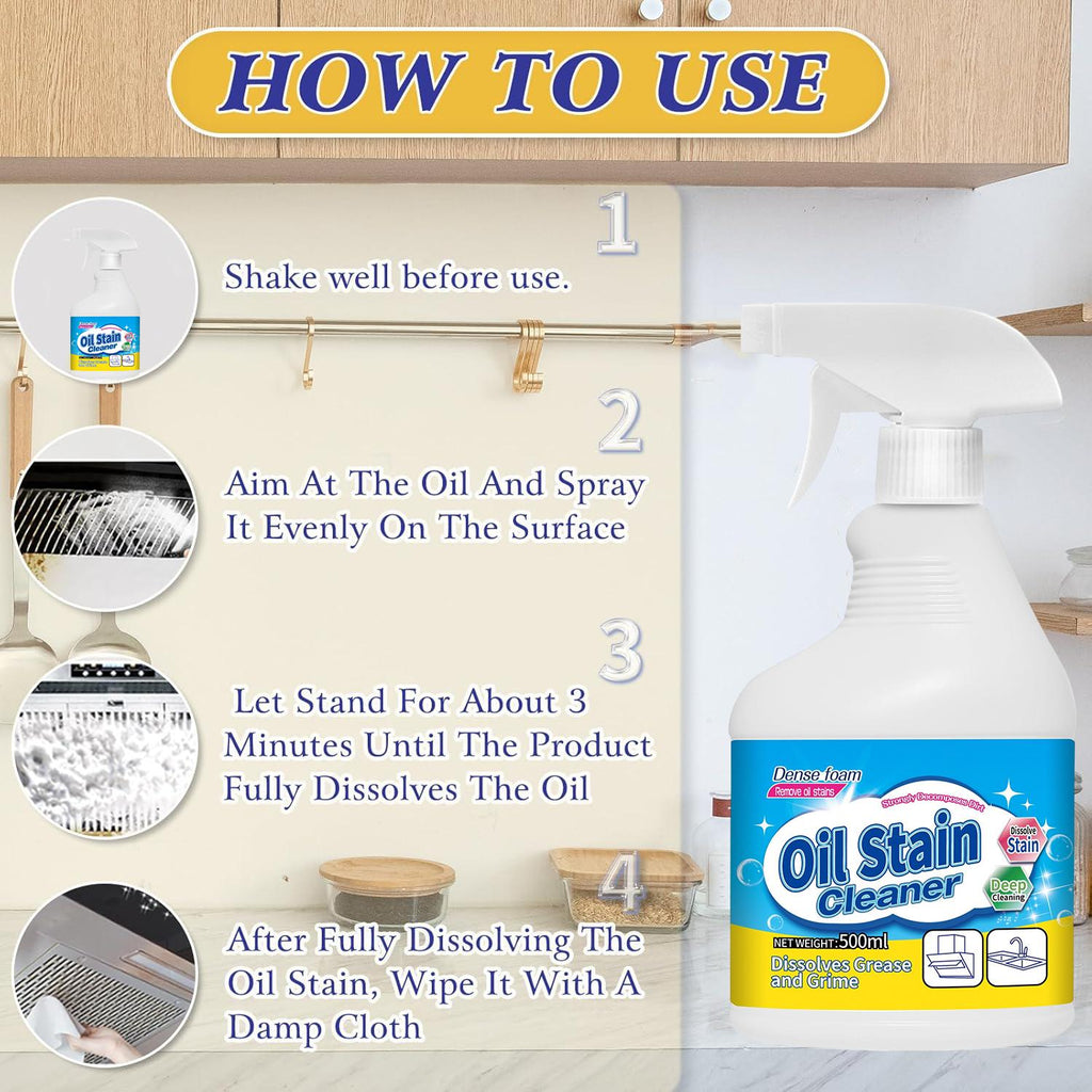 All Purpose Cleaner,2025 Upgrade All Purpose Grease Cleaner, Kitchen Foam Cleaner, Grime Remover for Stubborn Kitchen Dirt