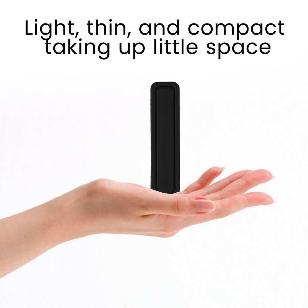 3 Counts Metal Phone Kickstand, lightweight and slim, stable and durable, strong adhesive, fits smooth phone cases, peel-and-paste installation, adjustable and foldable