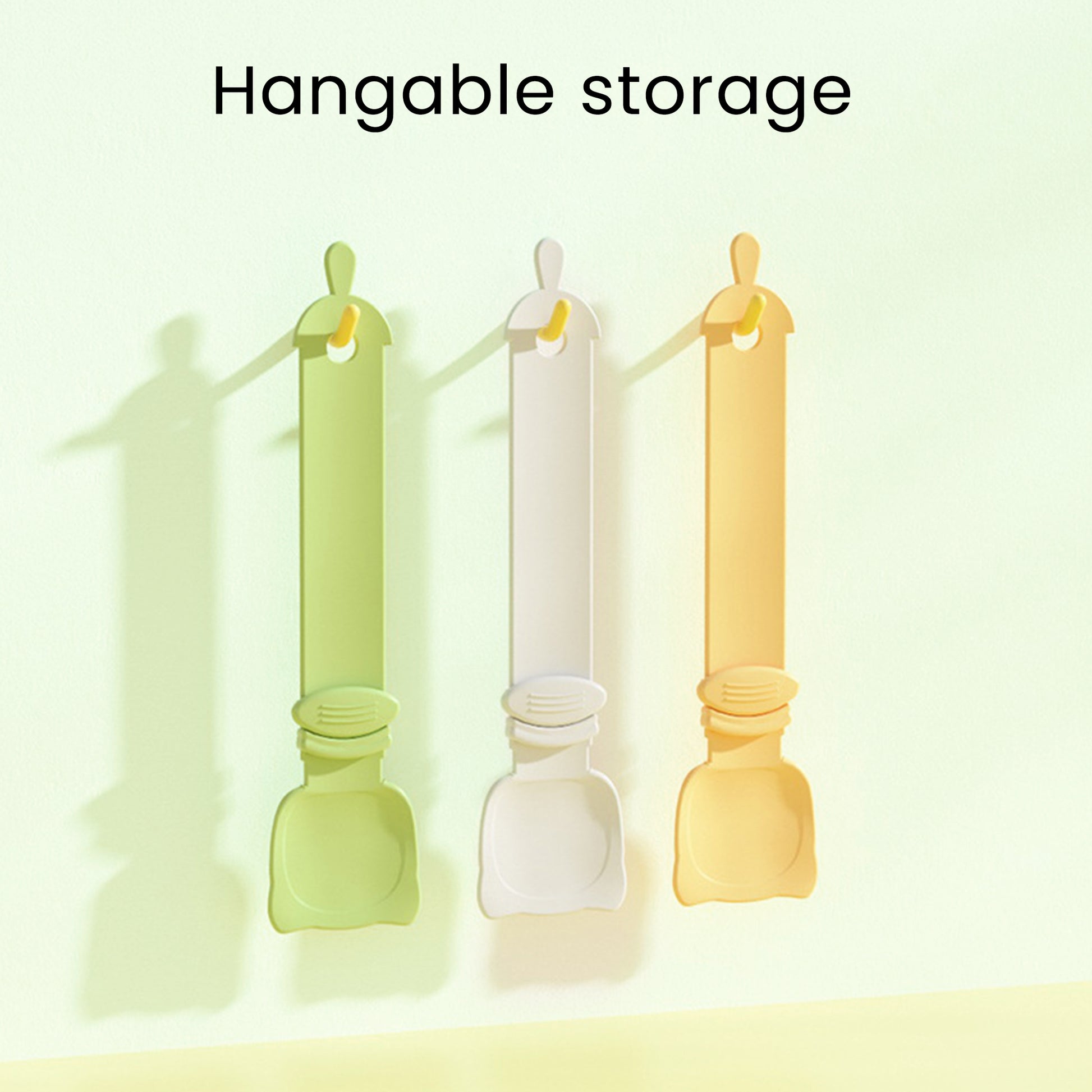 2 Counts Cat Strip Feeders, Cute Cat Head Shape Cat Strip Squeeze Spoons in Mixed Colors