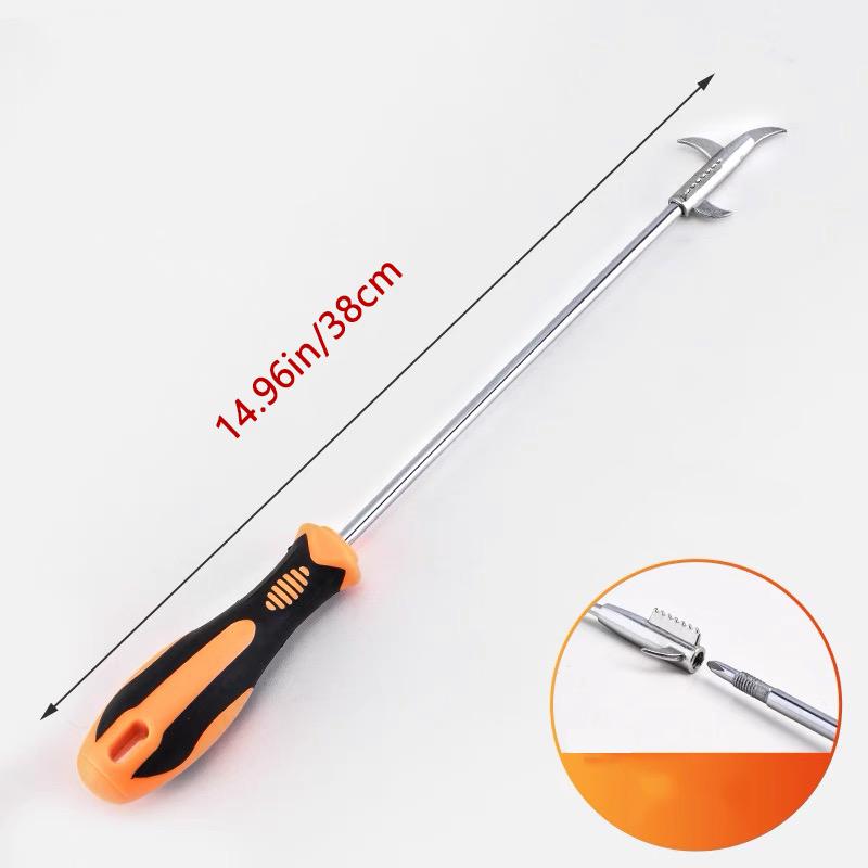 2pcs Multi-function Car Tire Cleaning Hook Car Tire Stones Remover Hooks Auto Tyre Protector Repair Tools with Storage Bag for Car Motor Bike Tire Stainless Steel Hook Car Tire Cleaning Tools