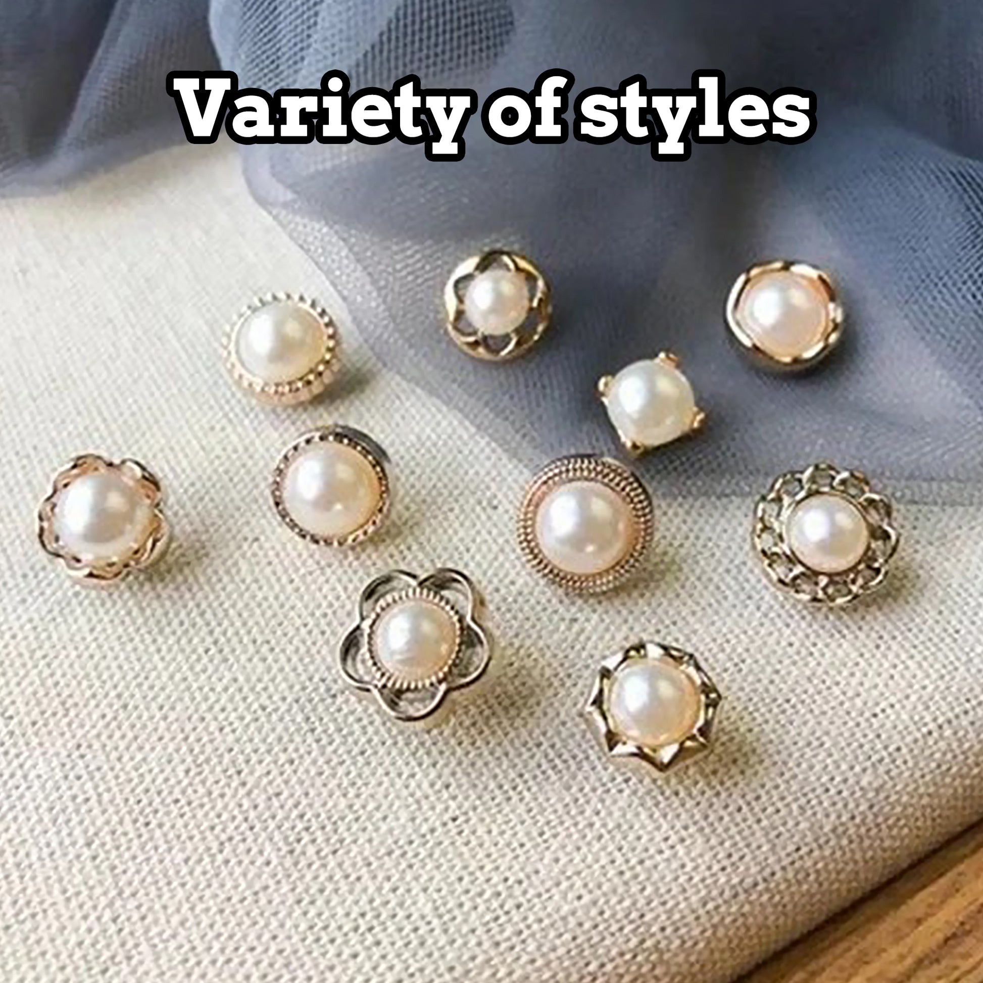 20 Counts Women Shirt Brooch Buttons, 20 Counts Women Shirt Brooch Buttons, with reusable design, serve long for clothing decoration with reusable design, serve long for clothing decoration and security