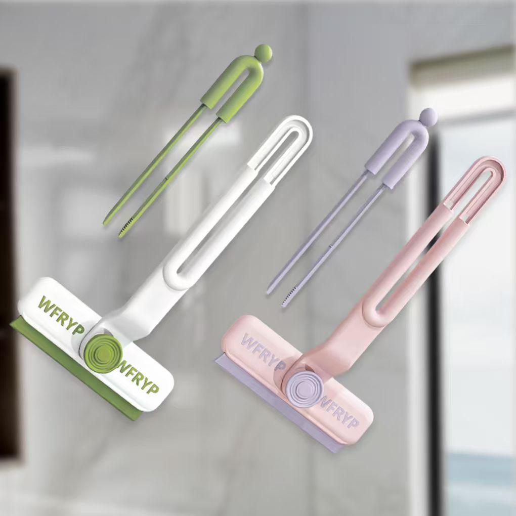 Multi-Function Rotating Crevice Cleaning Brush, 360-Degree Rotating Crevice Household Cleaning Brushes, No Dead Corners Hard Bristle Crevice Gap Brush Tool for Bathroom Household Kitchen