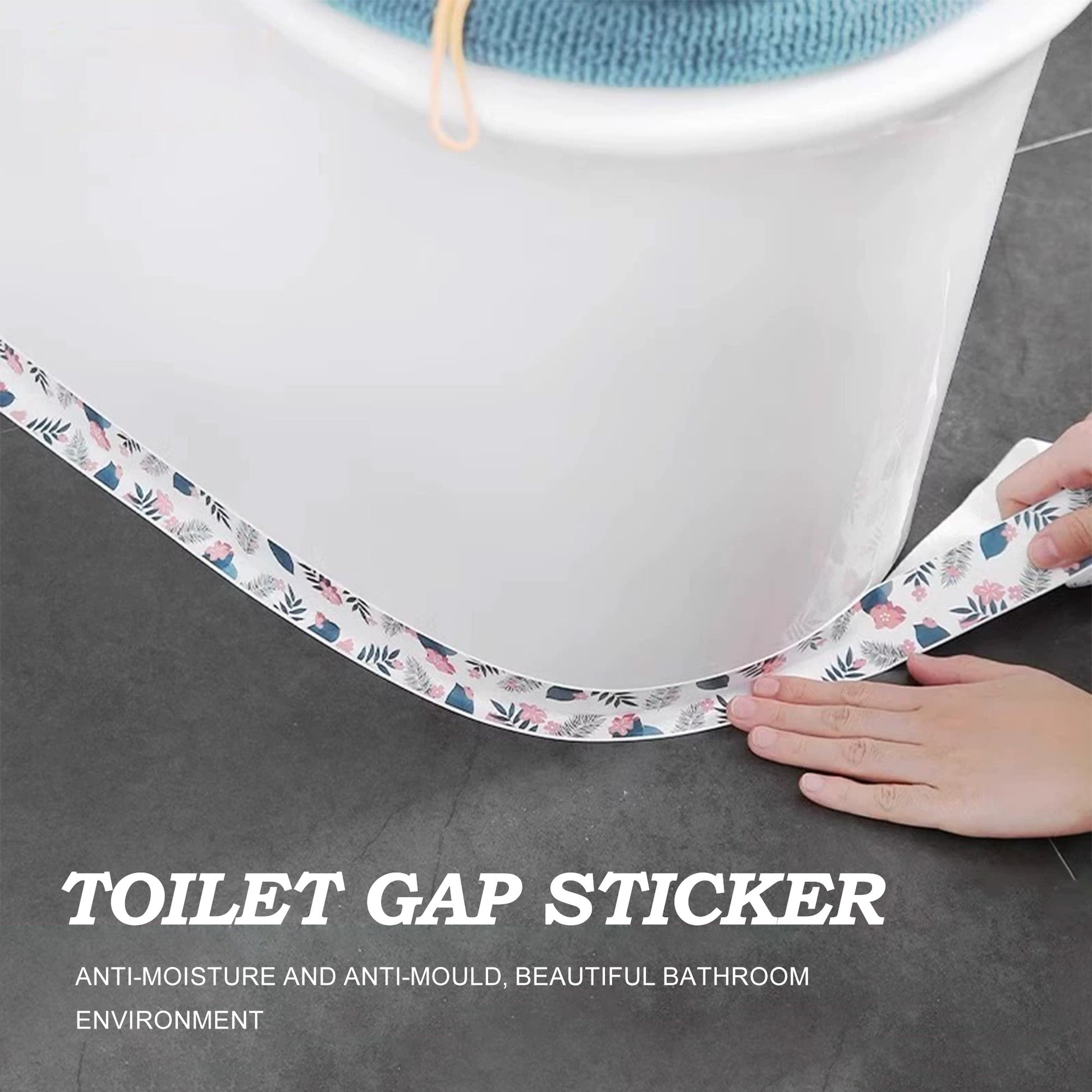 3 Counts Caulk Tape, Magic Peel & Stick Selfadhe Sive Caulk Tape Strip, Self-Adhesive Sealing Tape for Kitchen Sink, Toilet, Bathtub Shower, Tub Floor Wall Edge Protector Strip