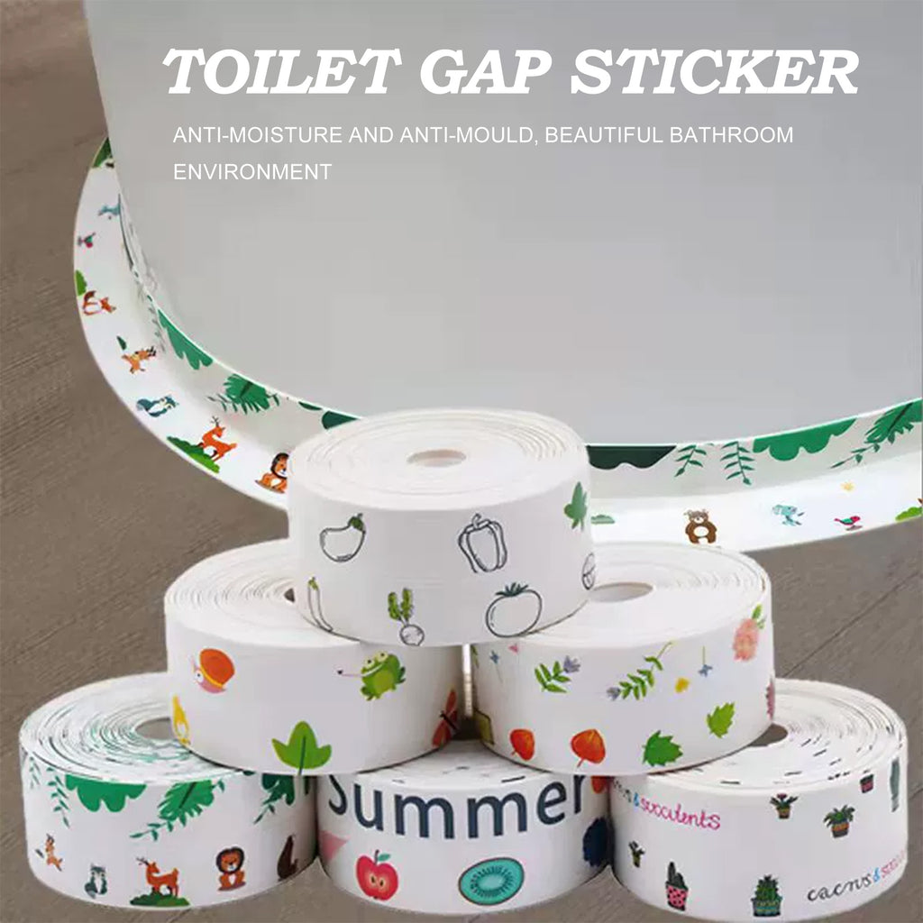 3 Counts Caulk Tape, Magic Peel & Stick Selfadhe Sive Caulk Tape Strip, Self-Adhesive Sealing Tape for Kitchen Sink, Toilet, Bathtub Shower, Tub Floor Wall Edge Protector Strip