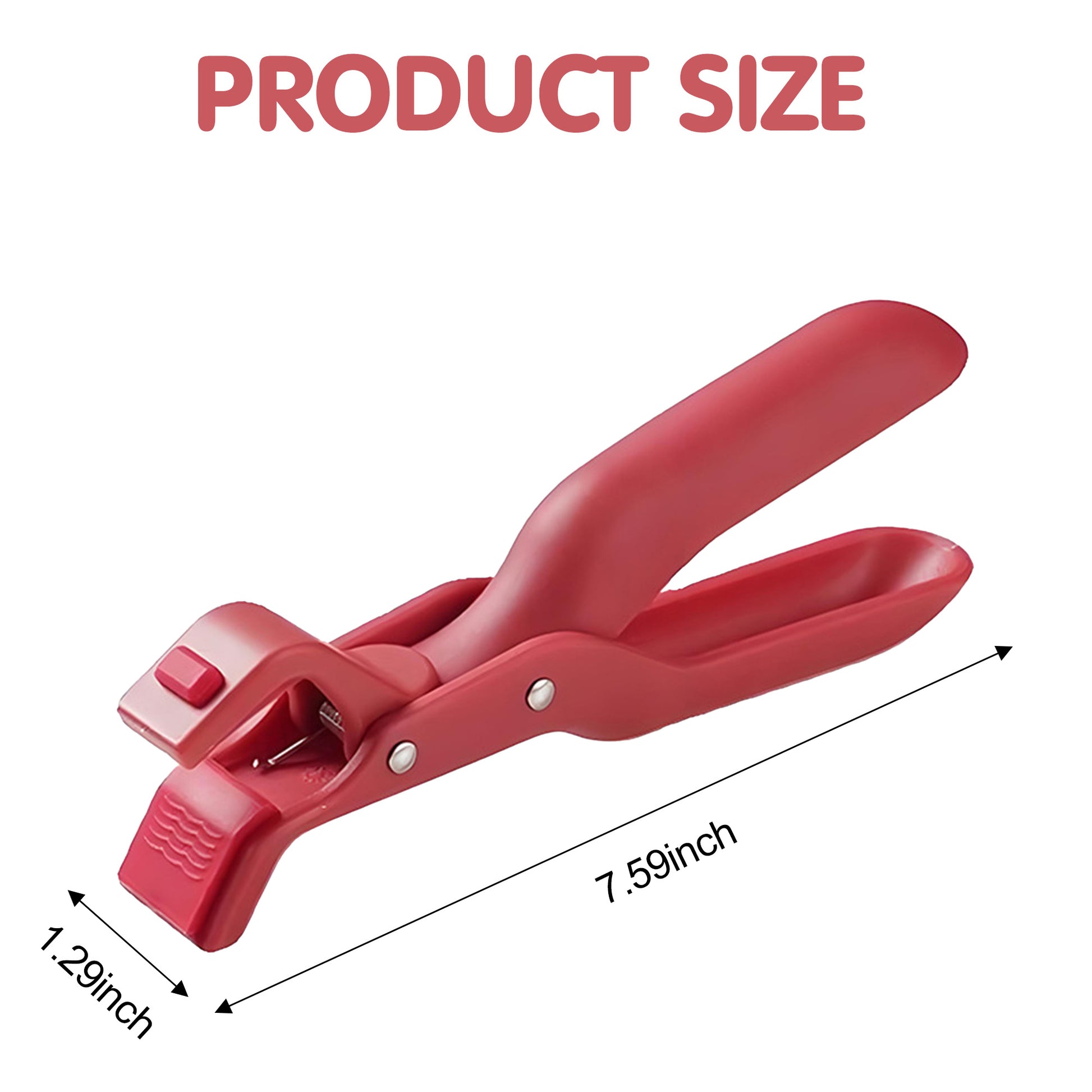 2 Counts Hot Plate Gripper, red and green, Hot Bowl Holder with Anti-Slip Dots, Simple Cleaning with Water,  Practical Tool for Daily Meal Preparation