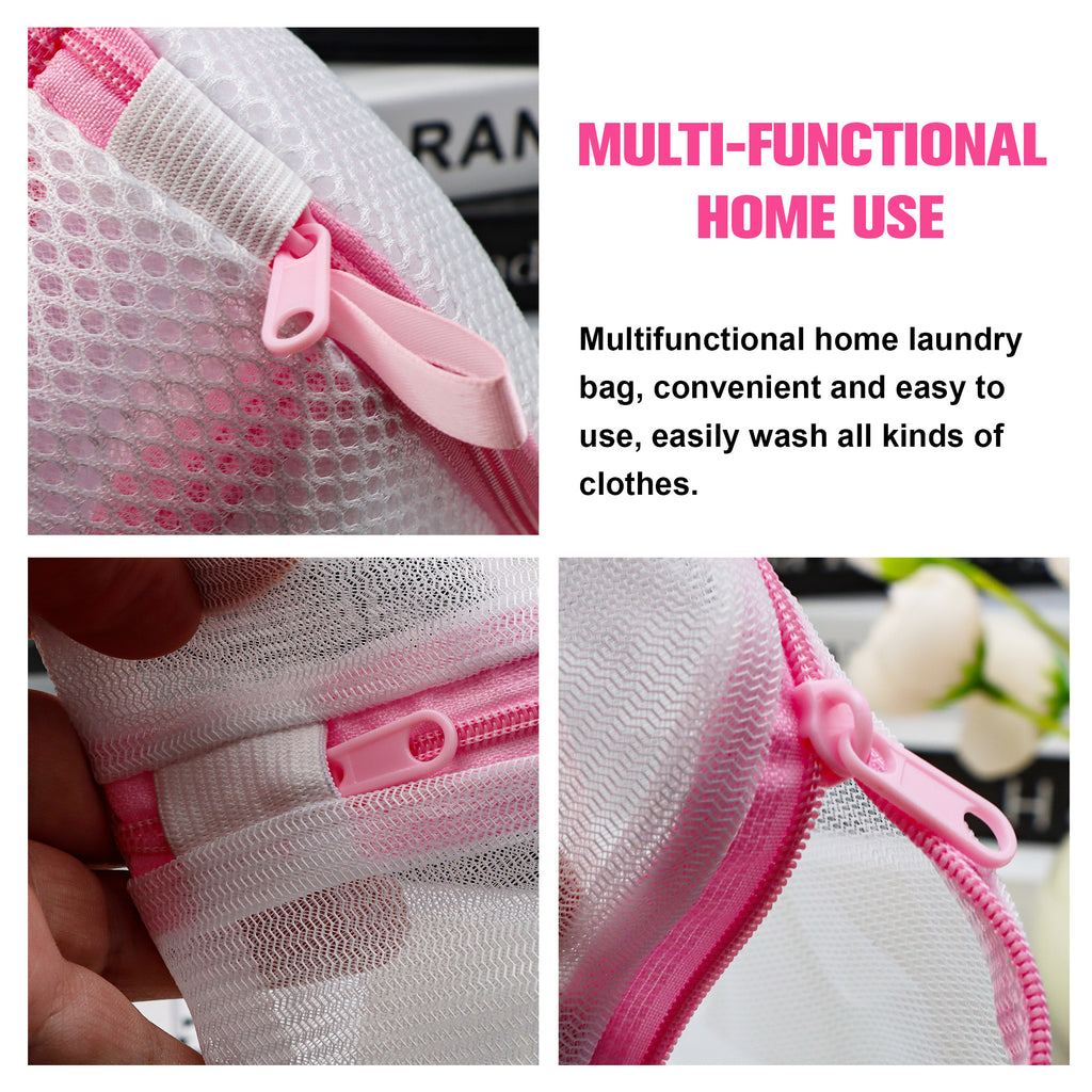 7 Counts Mesh Laundry Bags for Delicates, Clothing Protection Bags with Secure Zipper, Wash Organizer for Underwear, Stockings & Delicate Items
