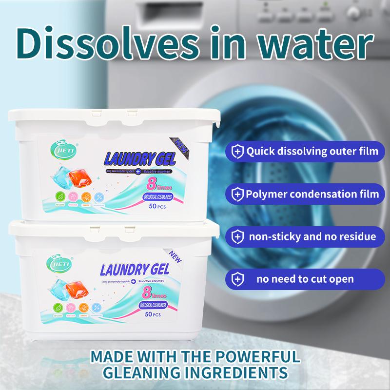 5-in-1 Laundry Pods, Total 50 Count, High Efficiency,Hygienic Clean Heavy Duty Liquid Laundry Detergent Pacs, Free and Clear of Dyes and Perfumes, For Visible and Invisible Dirt,